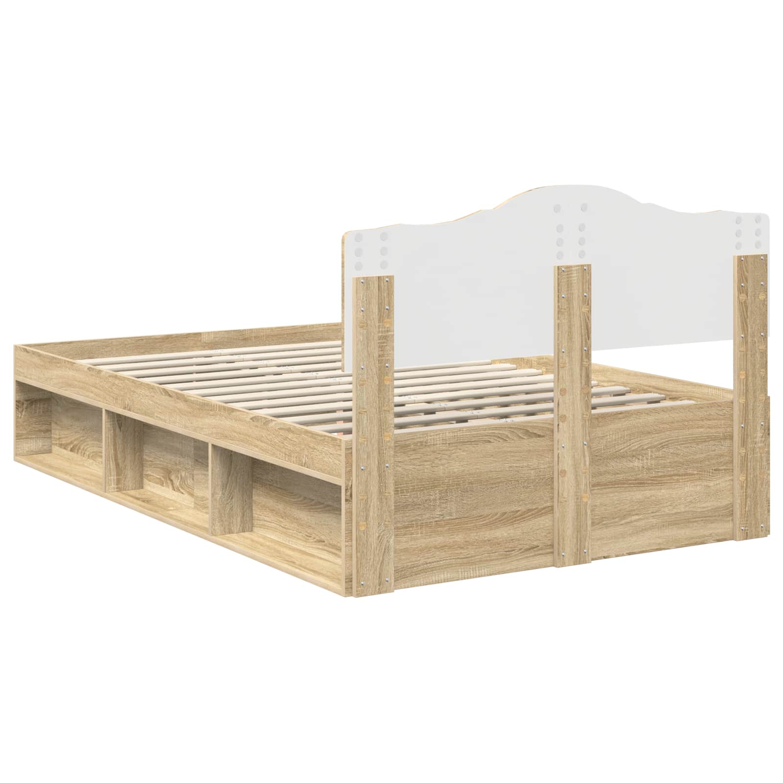 Cadre de lit Sonoma 120 x 190 cm Bois de pin massif - XIOS