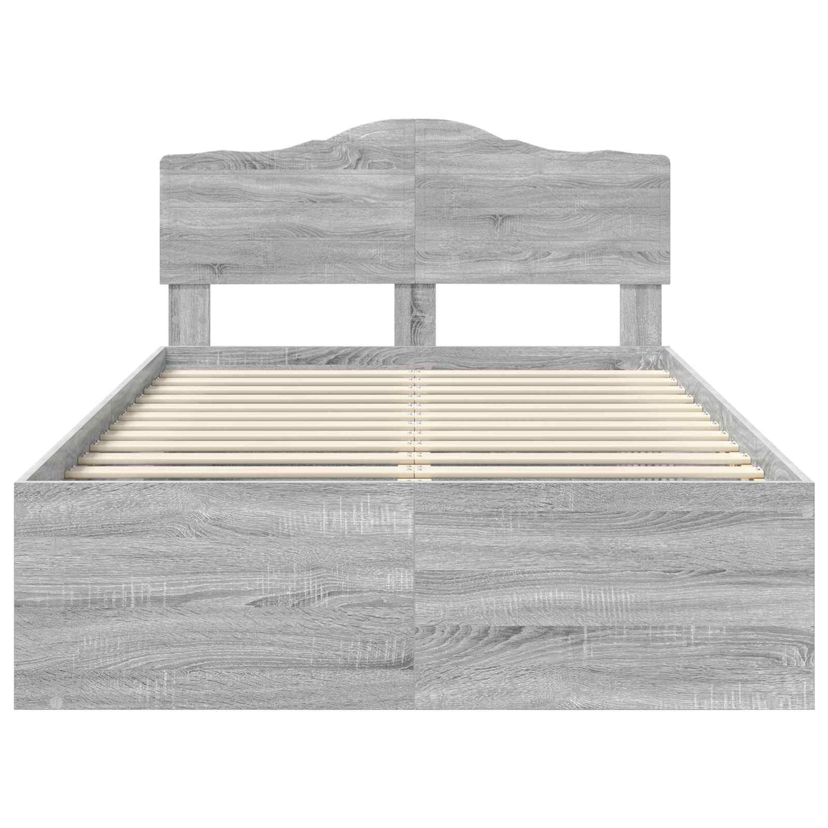 Cadre de lit Sonoma gris 120 x 190 cm Bois de pin massif