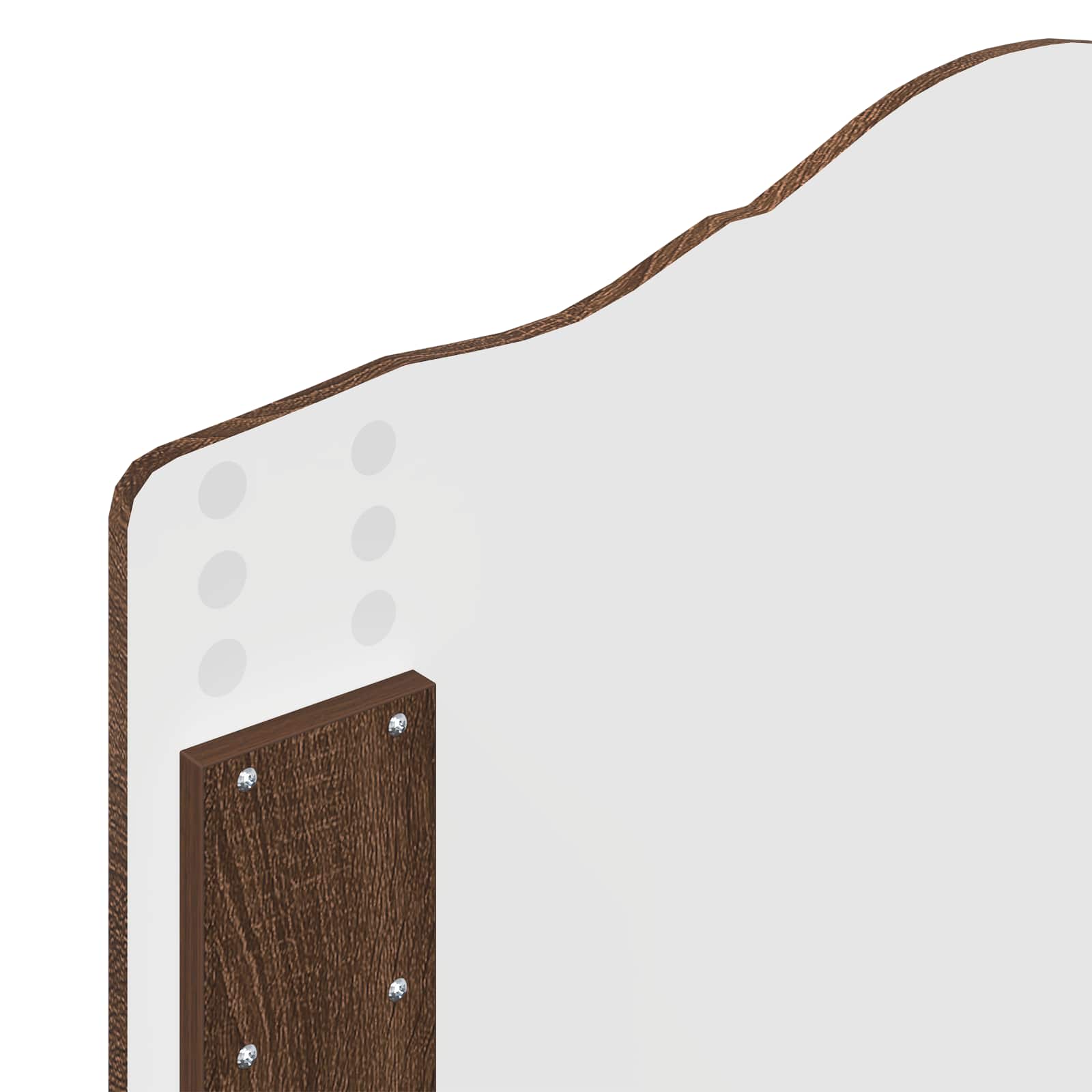 Cadre de lit Chêne brun 100 x 200 cm Pin massif - XIOS