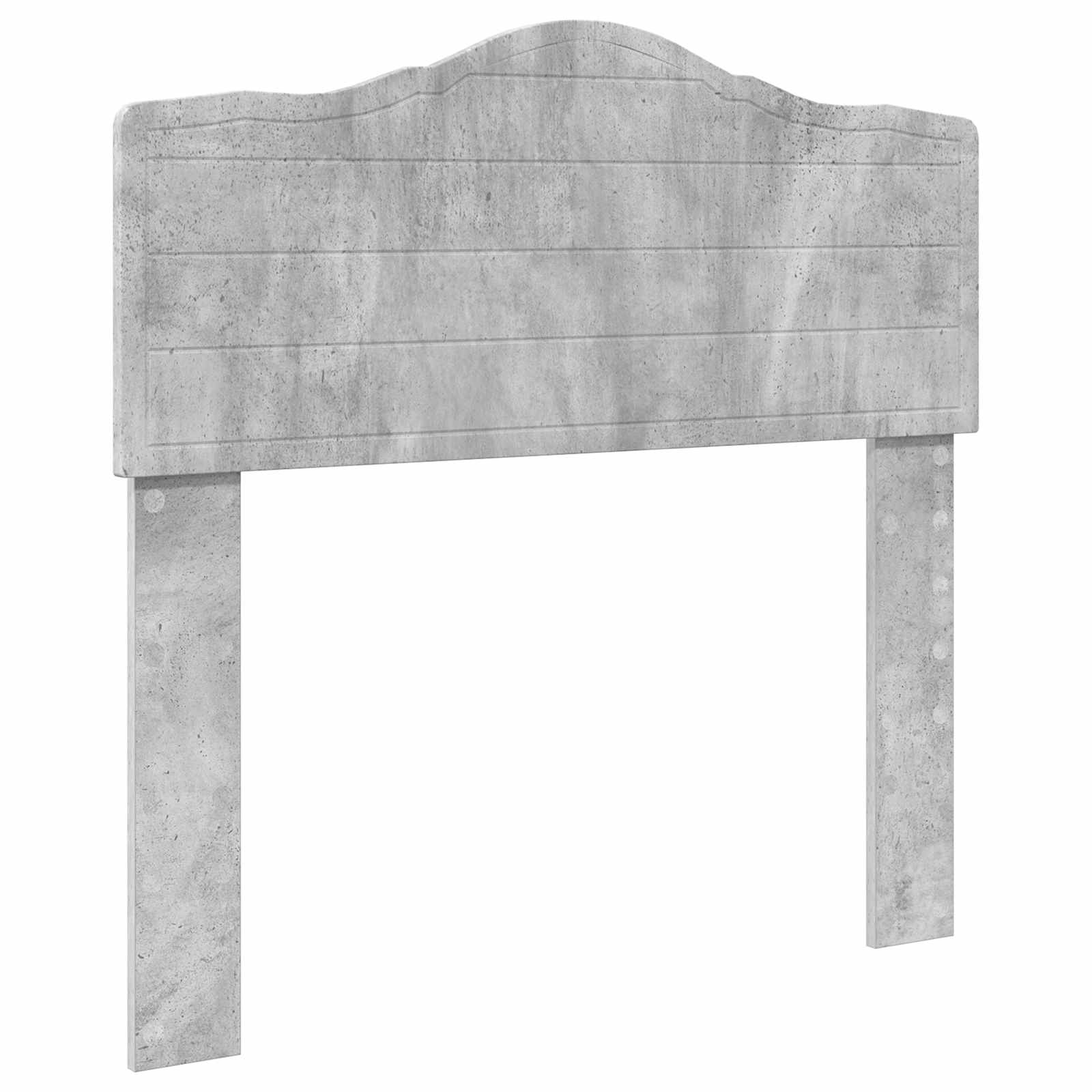 Cadre de lit Béton 90 x 200 cm Bois de pin massif - XIOS
