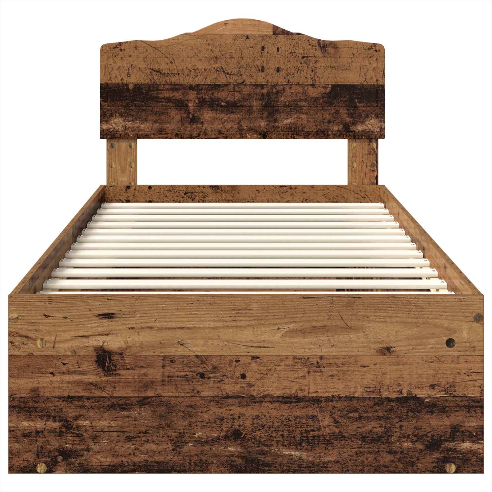 Cadre de lit Bois ancien 90 x 200 cm Bois de pin massif - XIOS