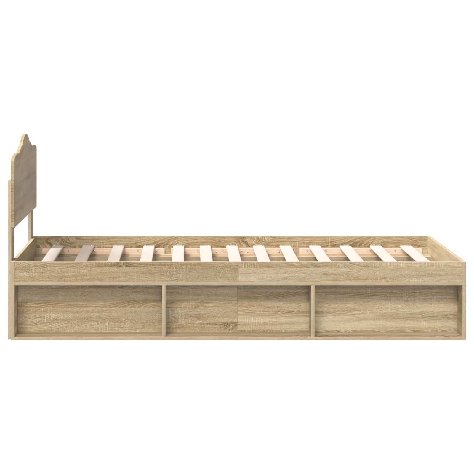 Cadre de lit Sonoma 90 x 190 cm Bois de pin massif - XIOS