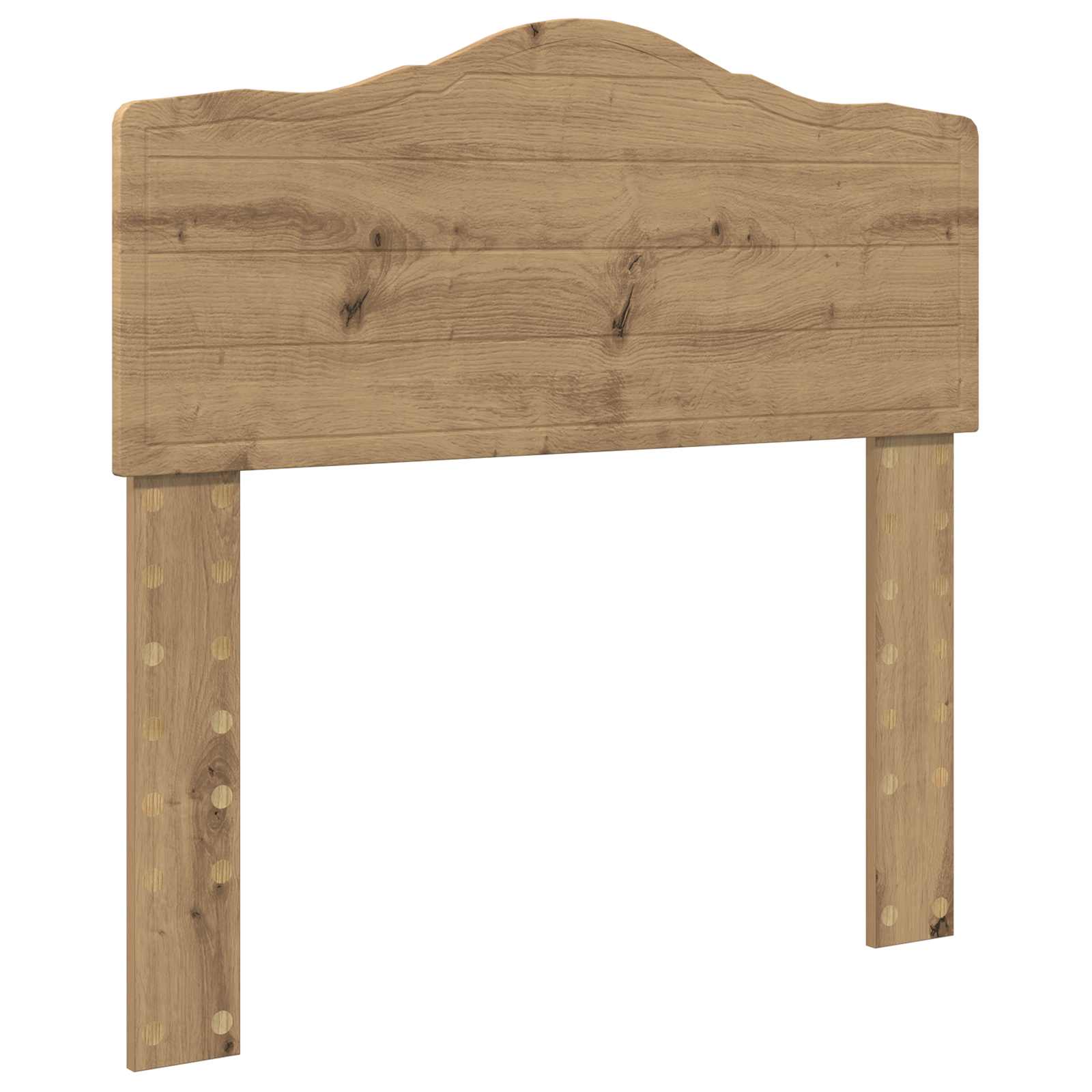 Cadre de lit Chêne artisan 90 x 190 cm Bois de pin massif - XIOS