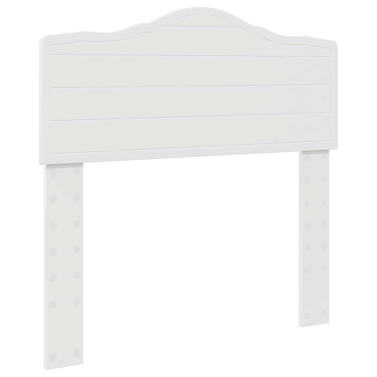 Cadre de lit avec tête de lit Blanc 75 x 190 cm Pin massif - XIOS