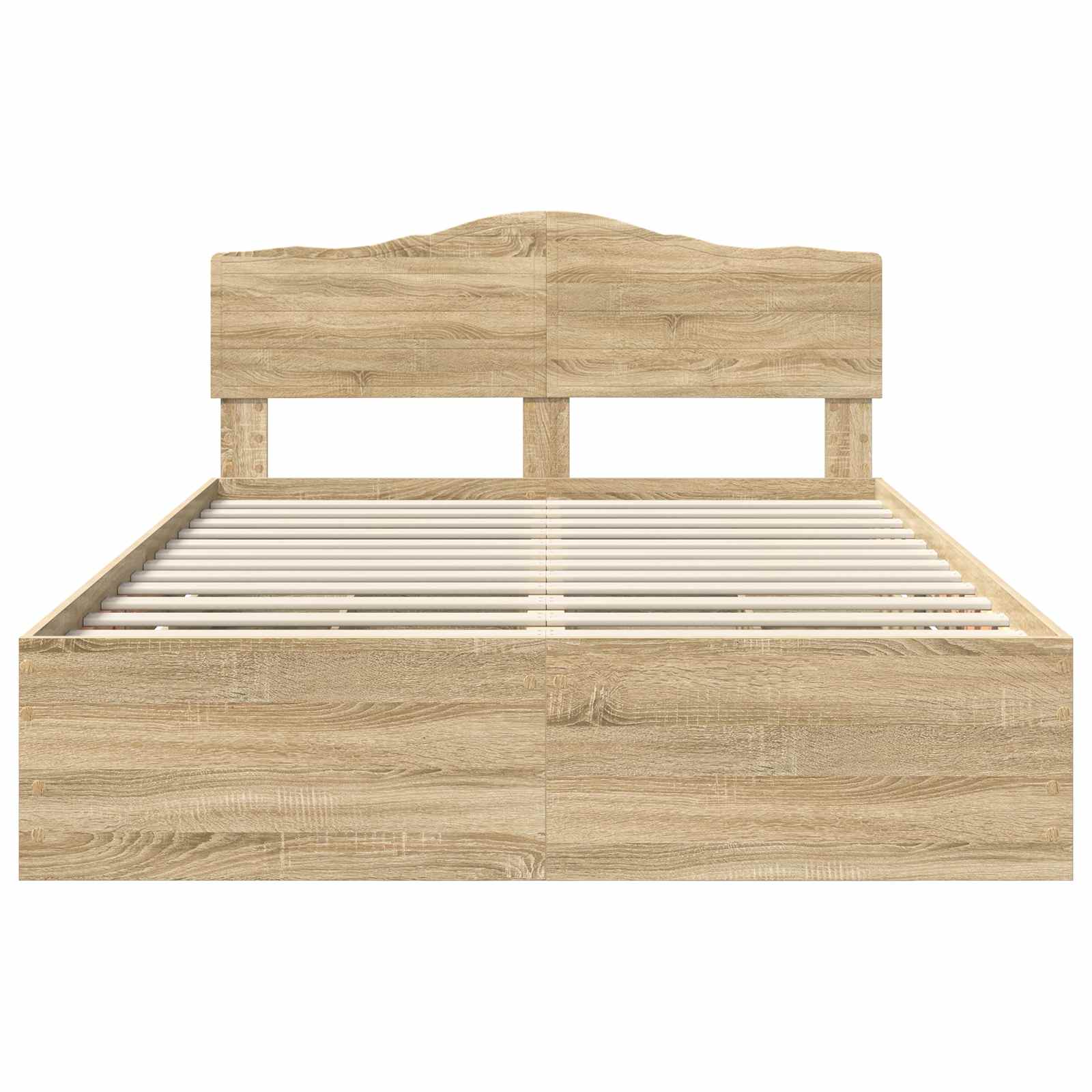 Cadre de lit Chêne Sonoma 160 x 200 cm Bois Ingénierie - XIOS