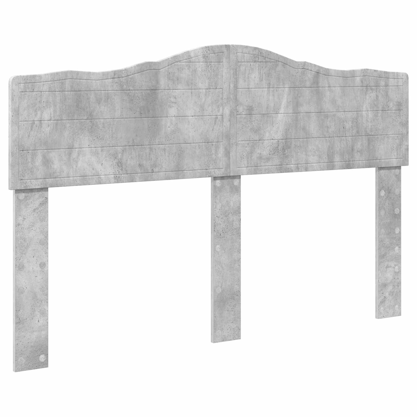 Cadre de lit Gris béton 150 x 200 cm Bois Ingénierie - XIOS