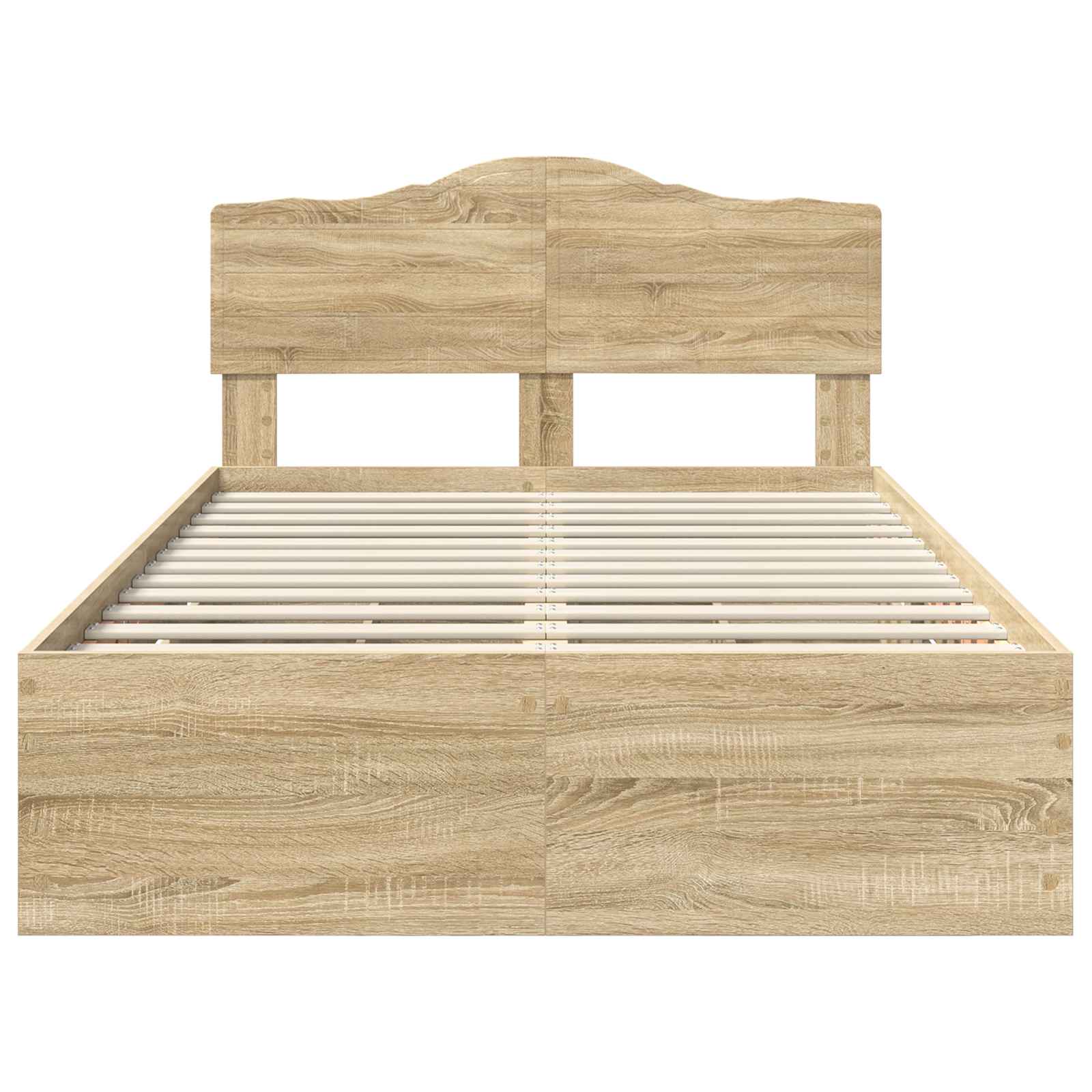 Cadre de lit Chêne Sonoma 120 x 190 cm Bois Ingénierie - XIOS
