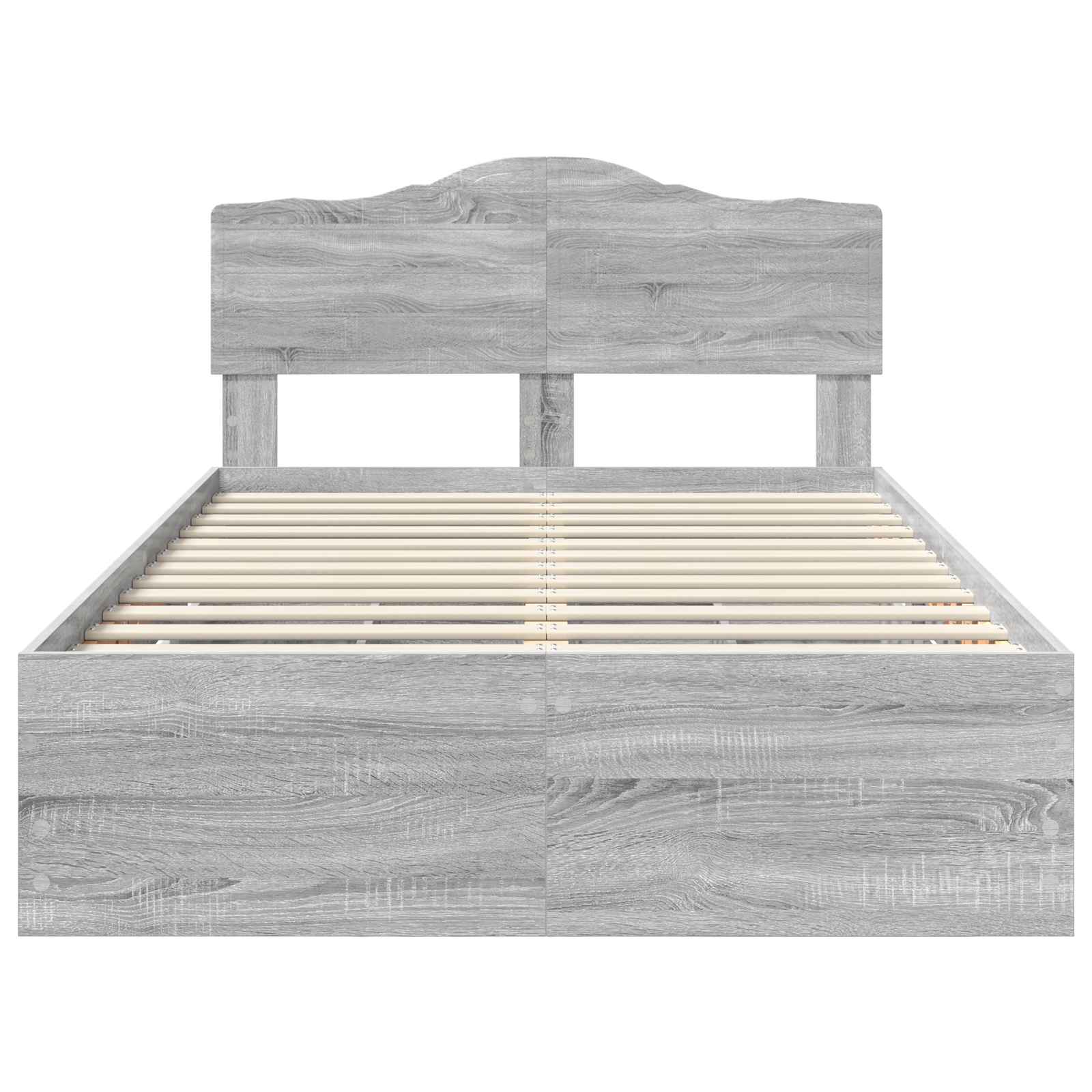 Cadre de lit Gris Sonoma 120 x 190 cm Bois Ingénierie - XIOS