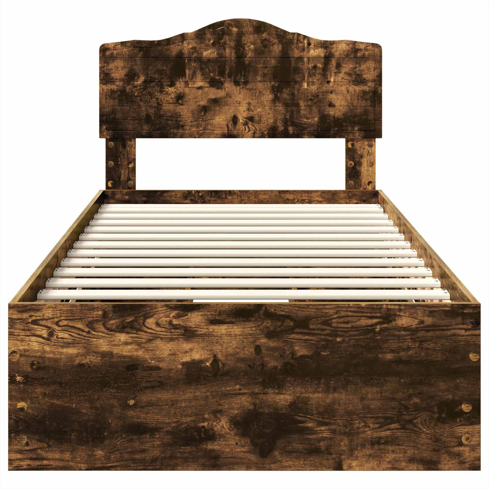 Cadre de lit Chêne fumé 100 x 200 cm Bois Ingénierie - XIOS