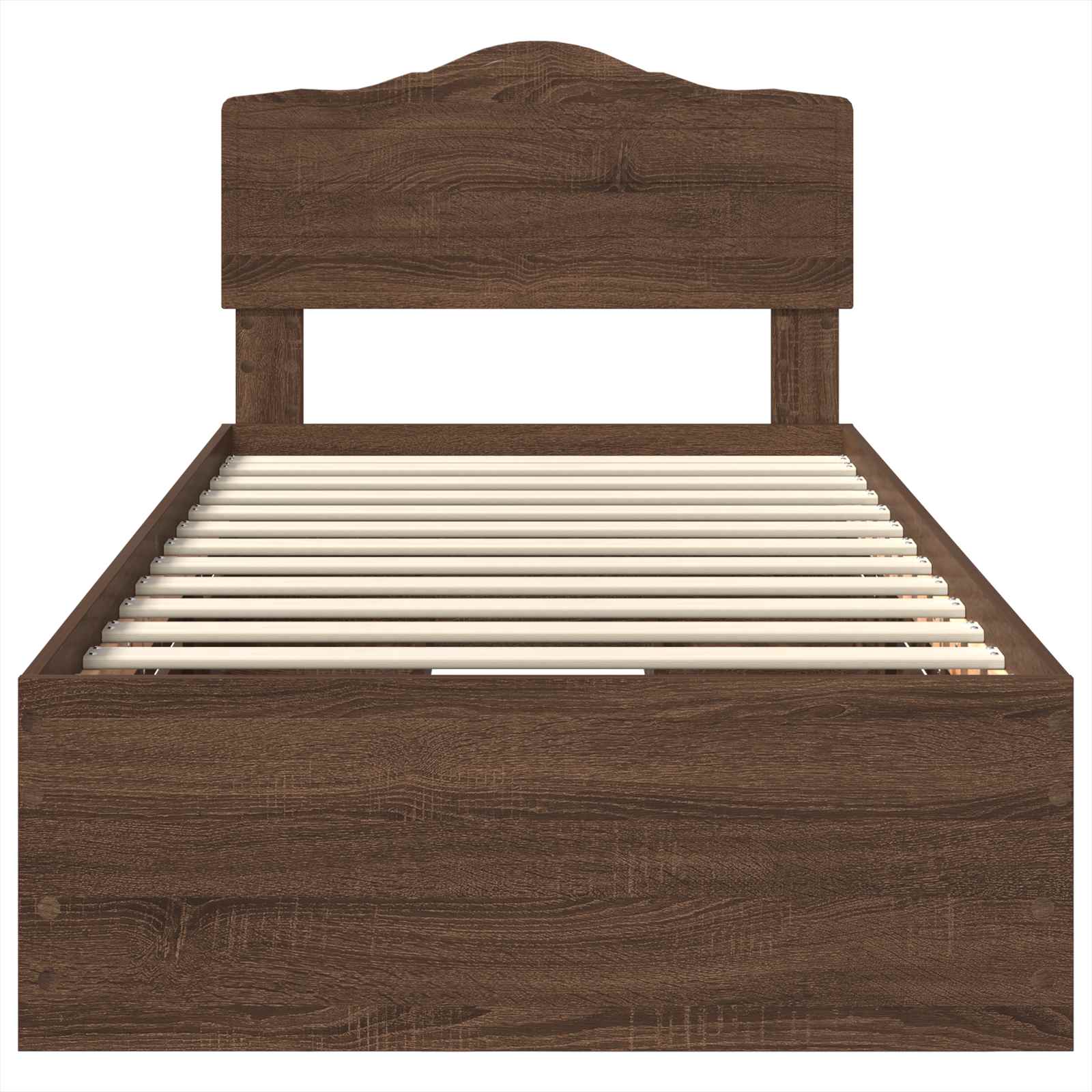 Cadre de lit Chêne brun 100 x 200 cm Bois Ingénierie - XIOS