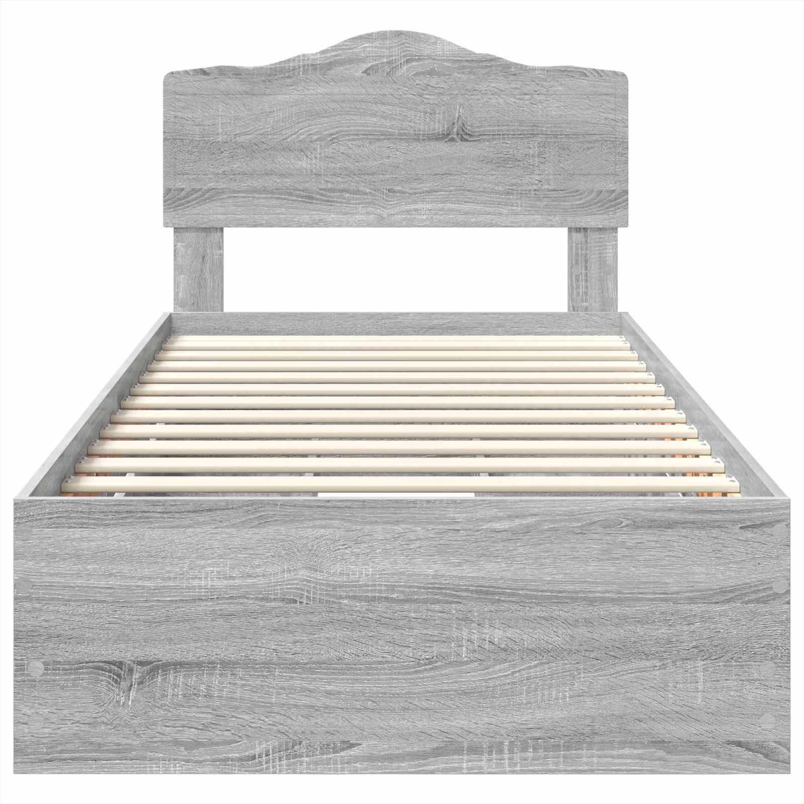 Cadre de lit Gris Sonoma 90 x 190 cm Bois Ingénierie - XIOS