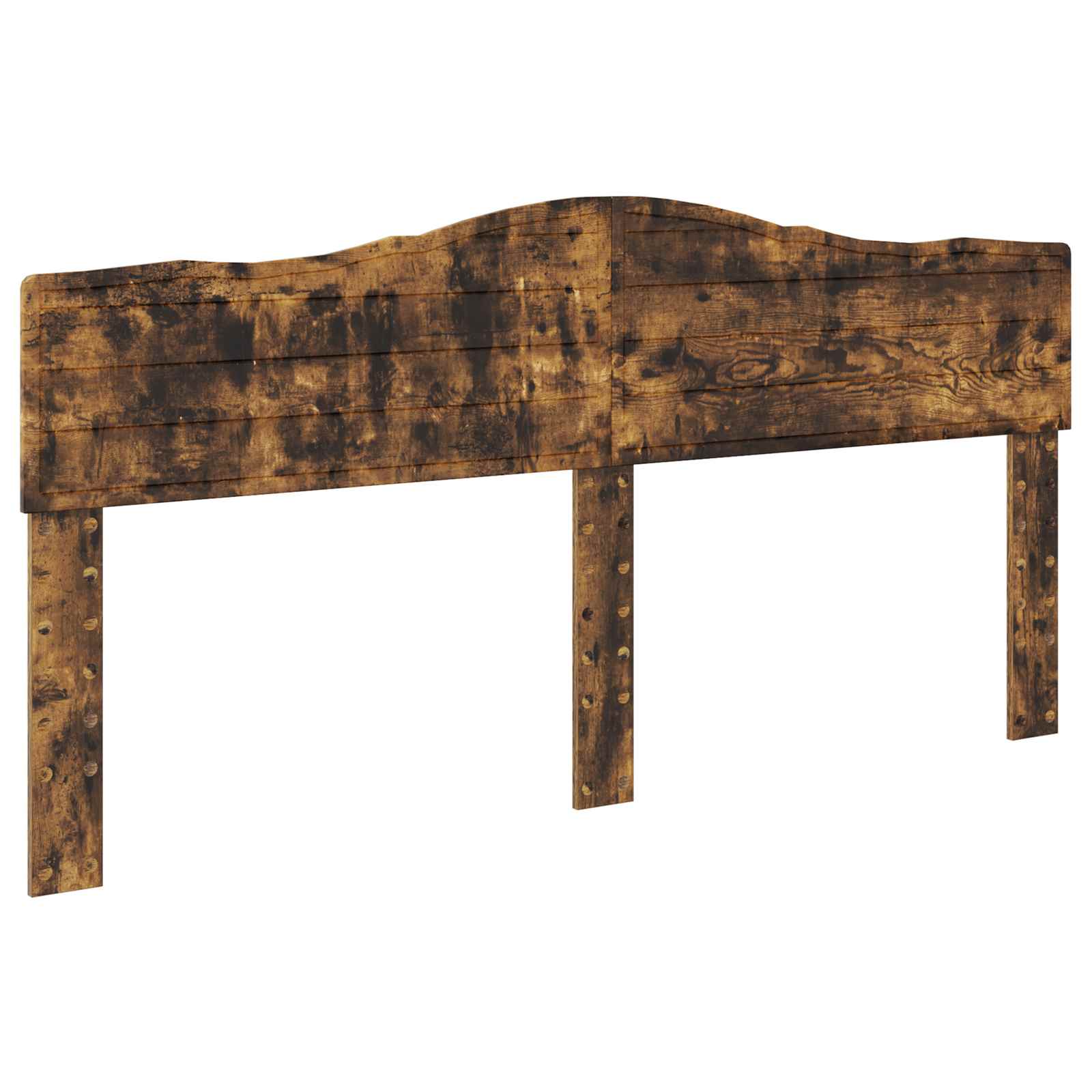 Lit de Rangement Chêne fumé 180 x 200 cm Bois d'ingénierie - XIOS