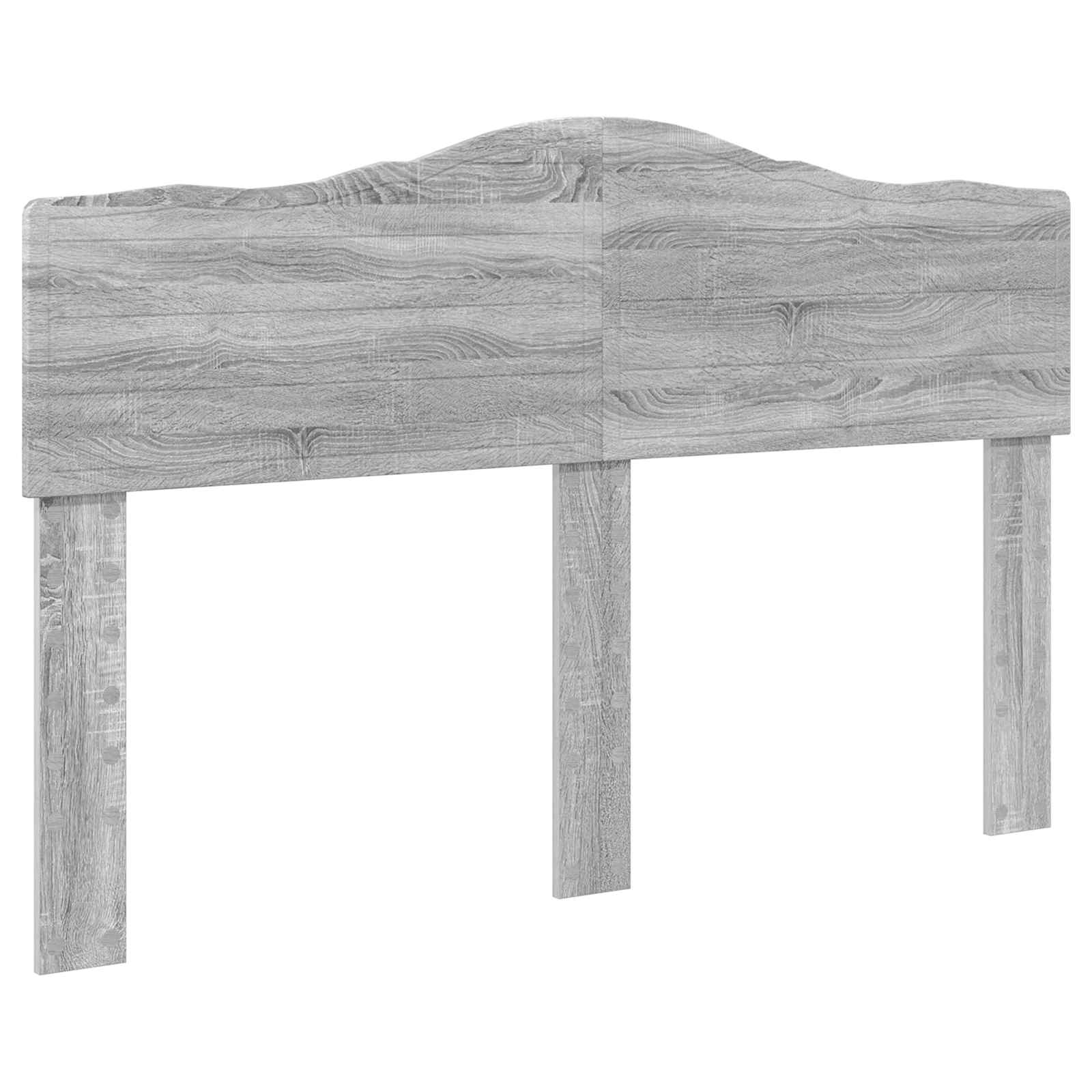 Cadre de lit Gris Sonoma 140 x 190 cm Bois d'ingénierie - XIOS