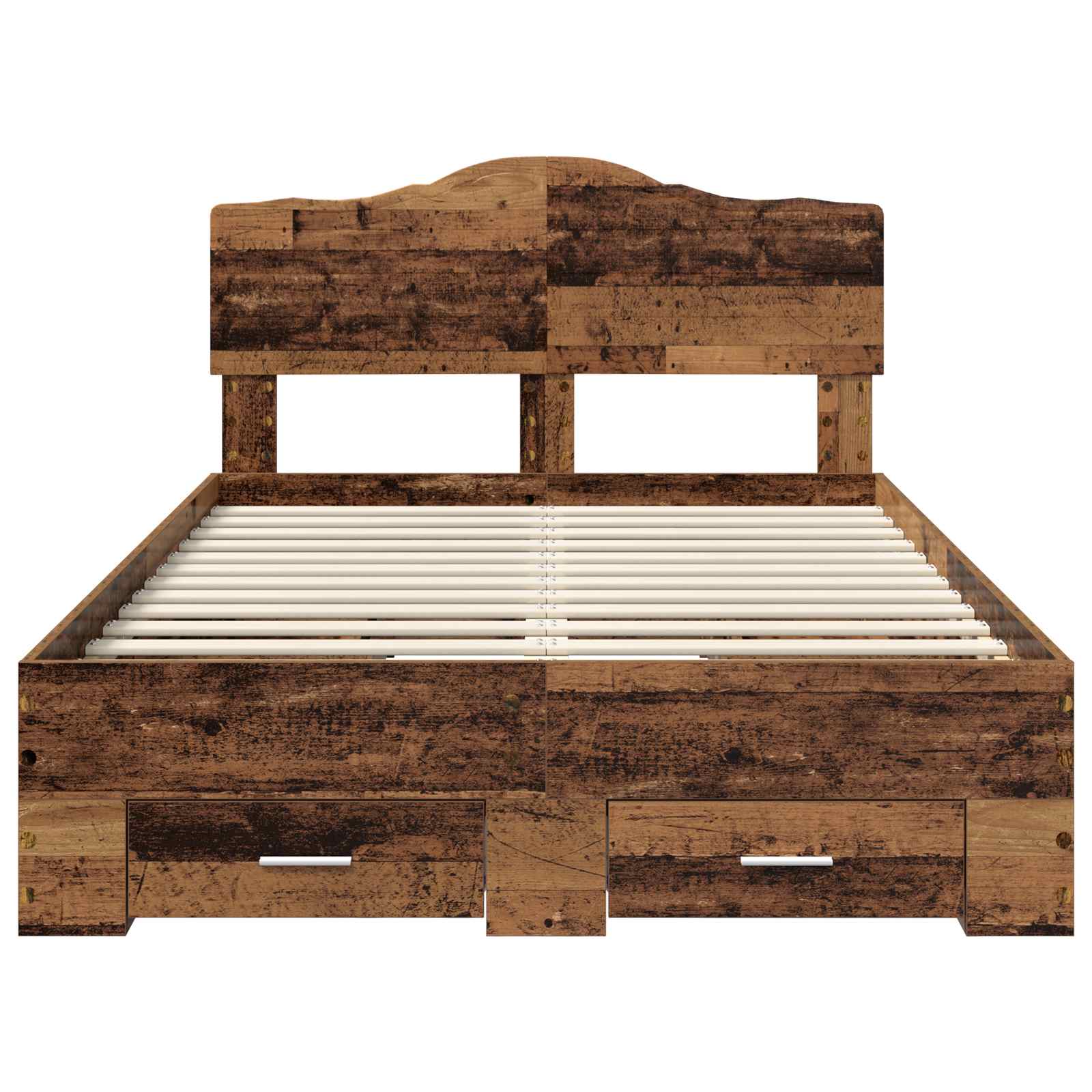 Cadre de lit Bois ancien 120 x 190 cm Bois d'ingénierie - XIOS