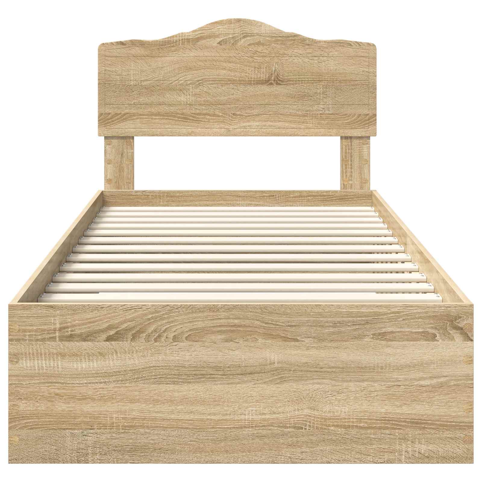 Cadre de lit Chêne Sonoma 100 x 200 cm Bois d'ingénierie - XIOS