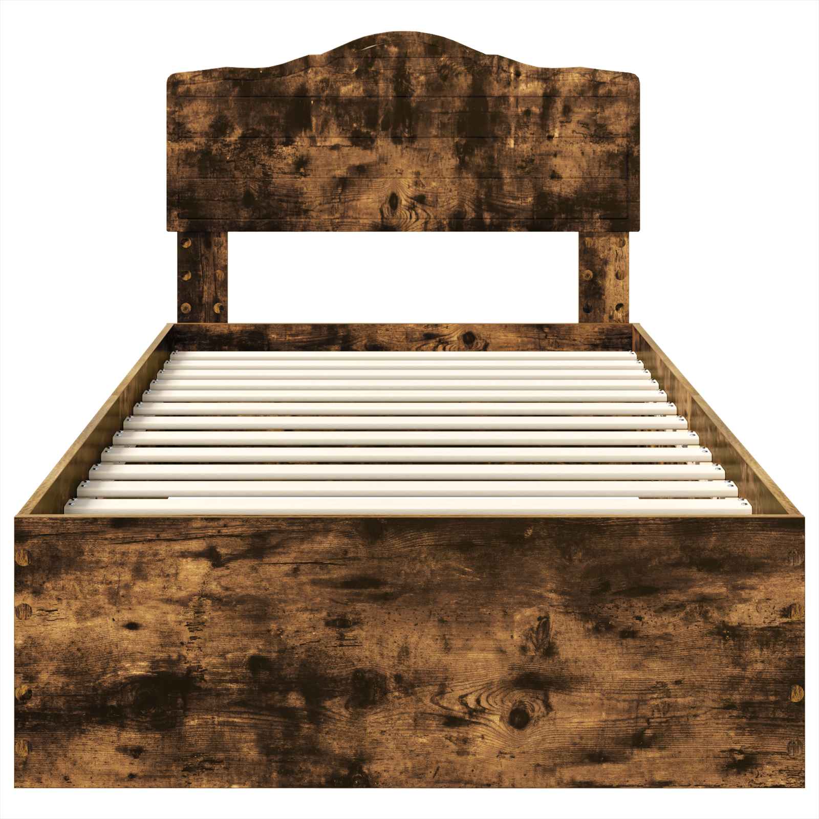 Cadre de lit Chêne fumé 100 x 200 cm Bois d'ingénierie - XIOS