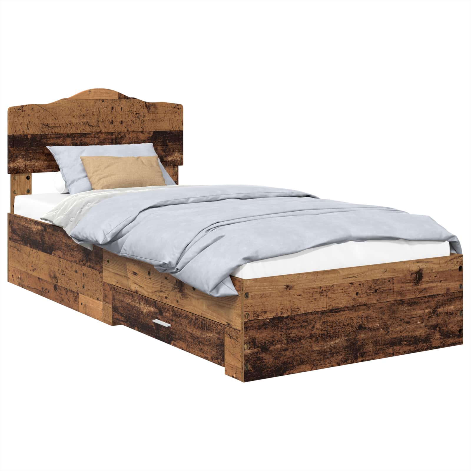 Cadre de lit Bois ancien 90 x 200 cm Bois d'ingénierie - XIOS