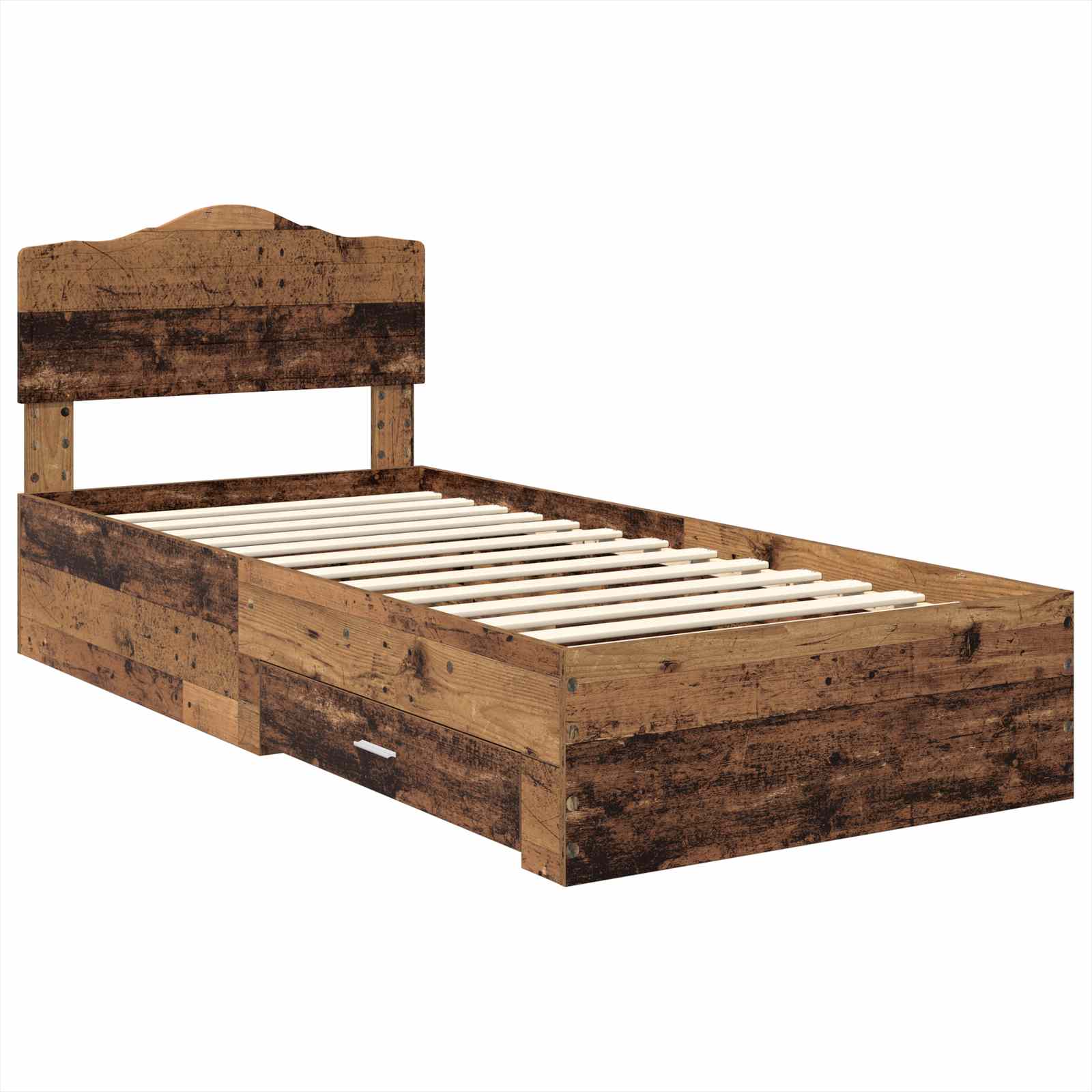 Cadre de lit Bois ancien 90 x 200 cm Bois d'ingénierie - XIOS