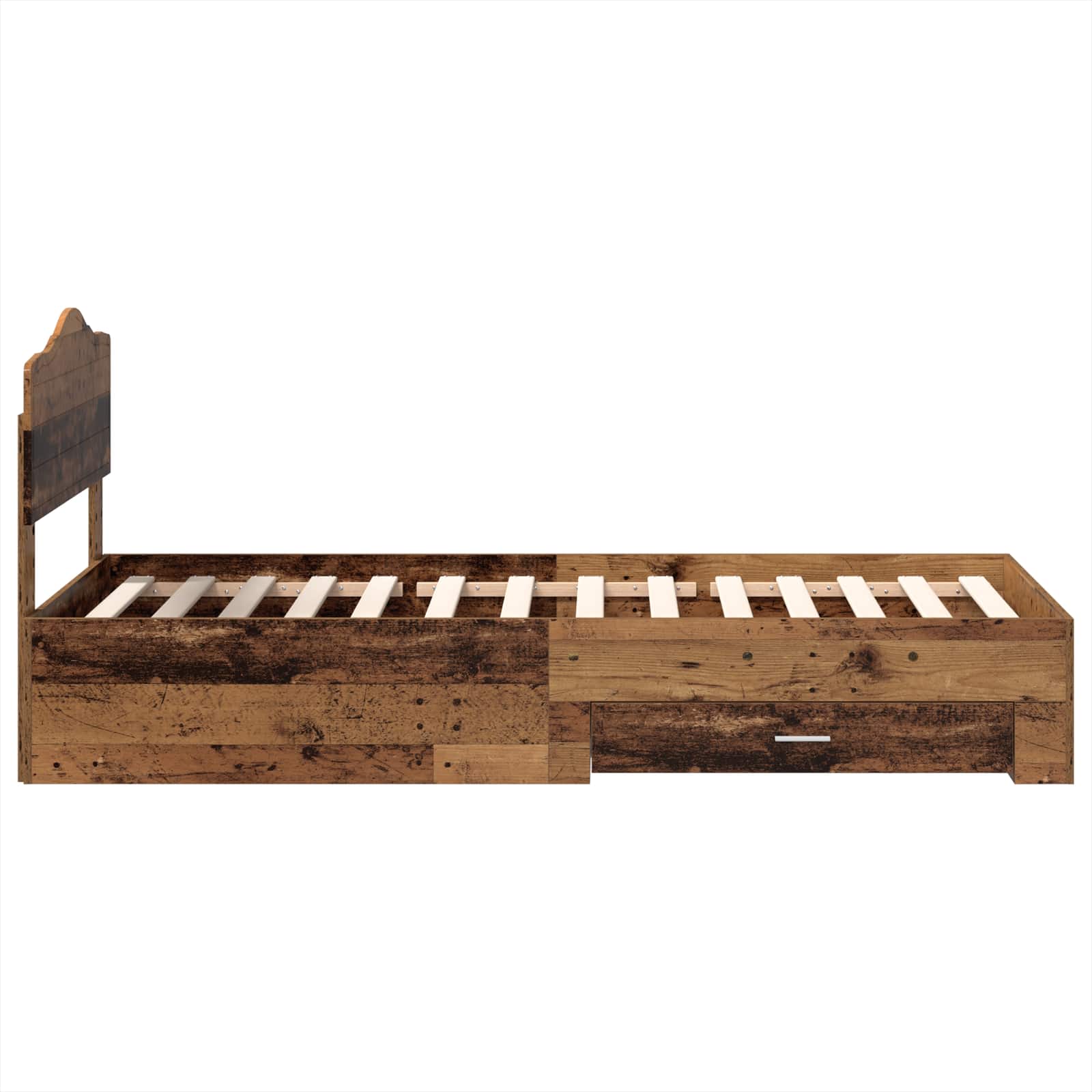 Cadre de lit Bois ancien 90 x 200 cm Bois d'ingénierie - XIOS