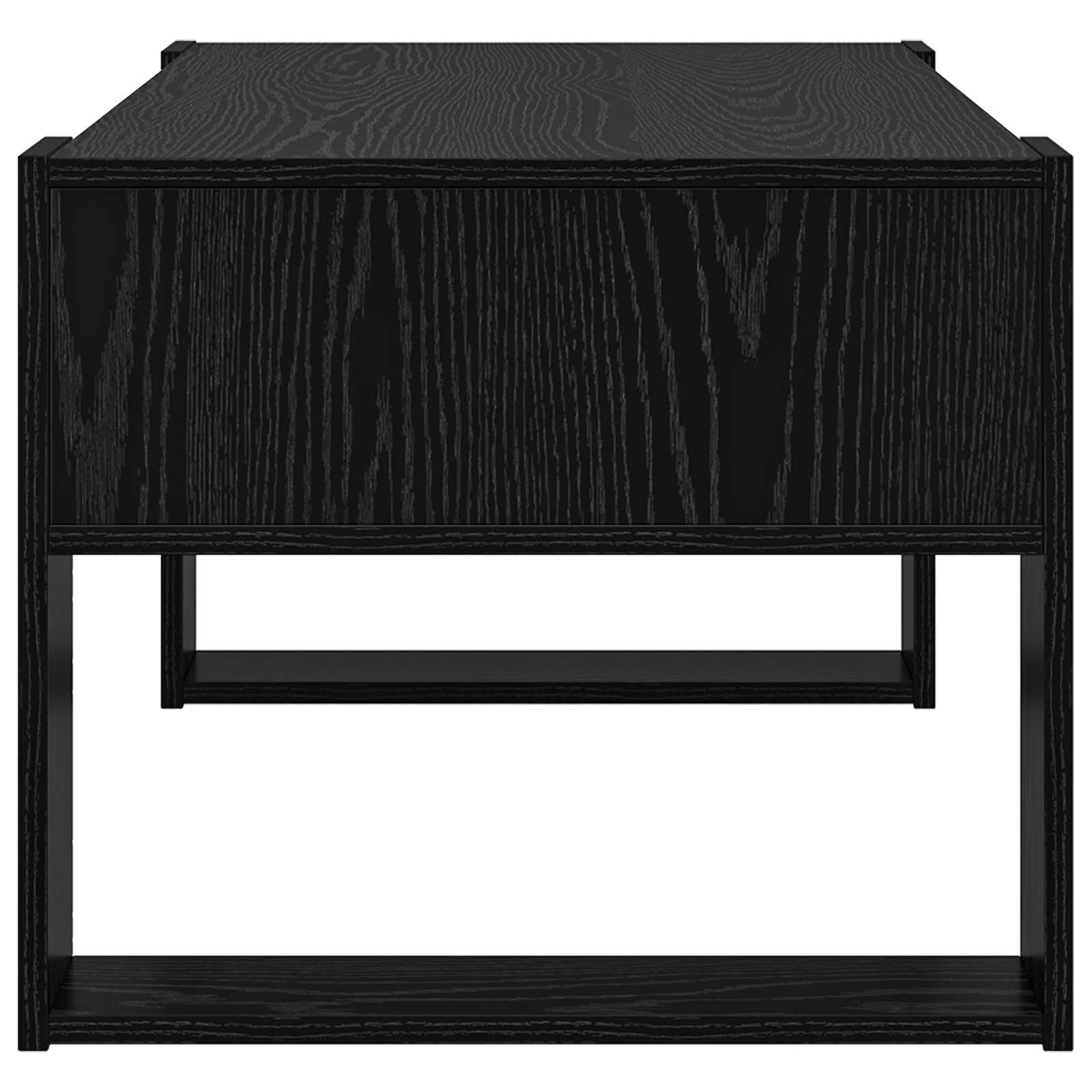 Table basse Chêne noir 92 x 53 x 45 cm Bois d'ingénierie - XIOS