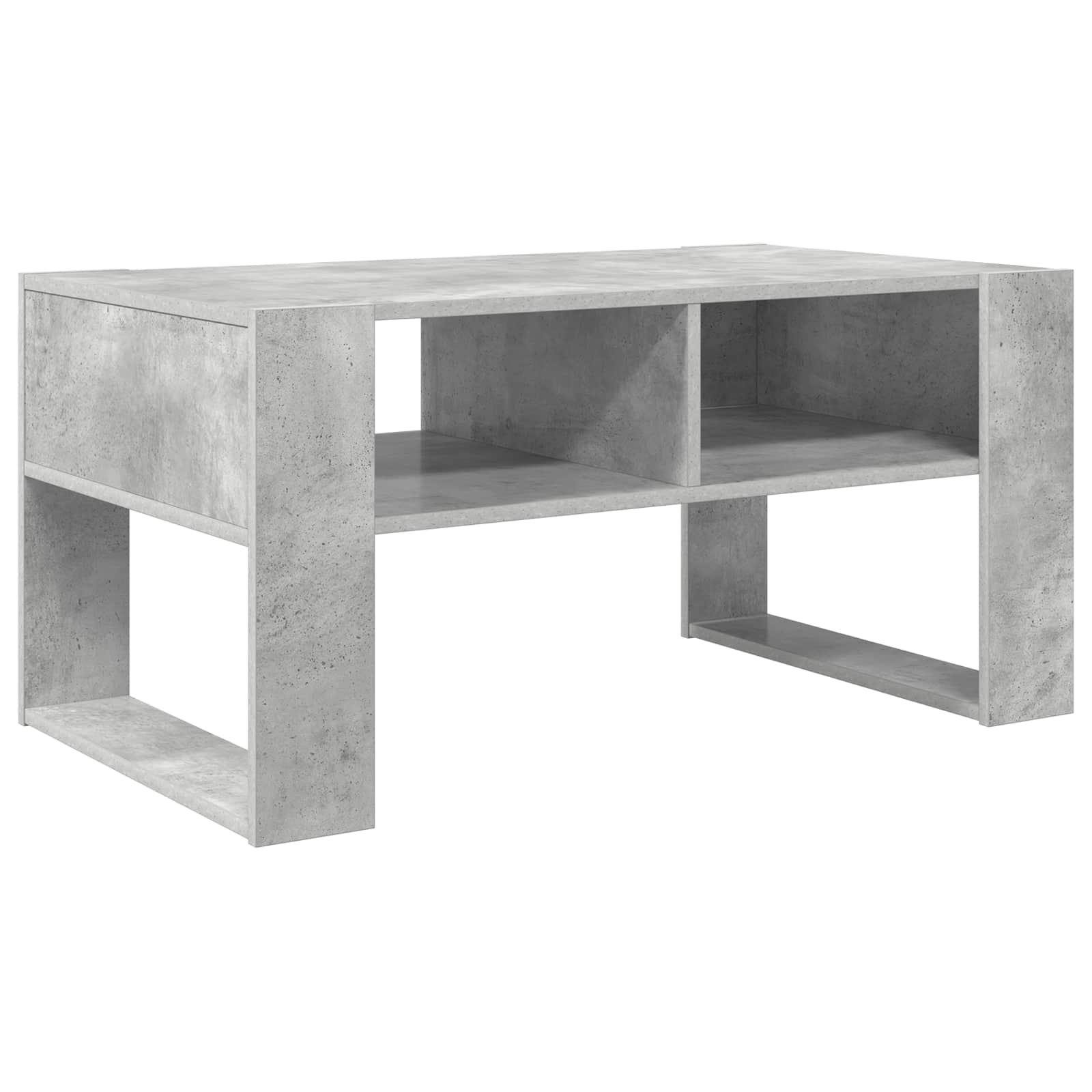Table basse Gris béton 92 x 53 x 45 cm Bois d'ingénierie - XIOS