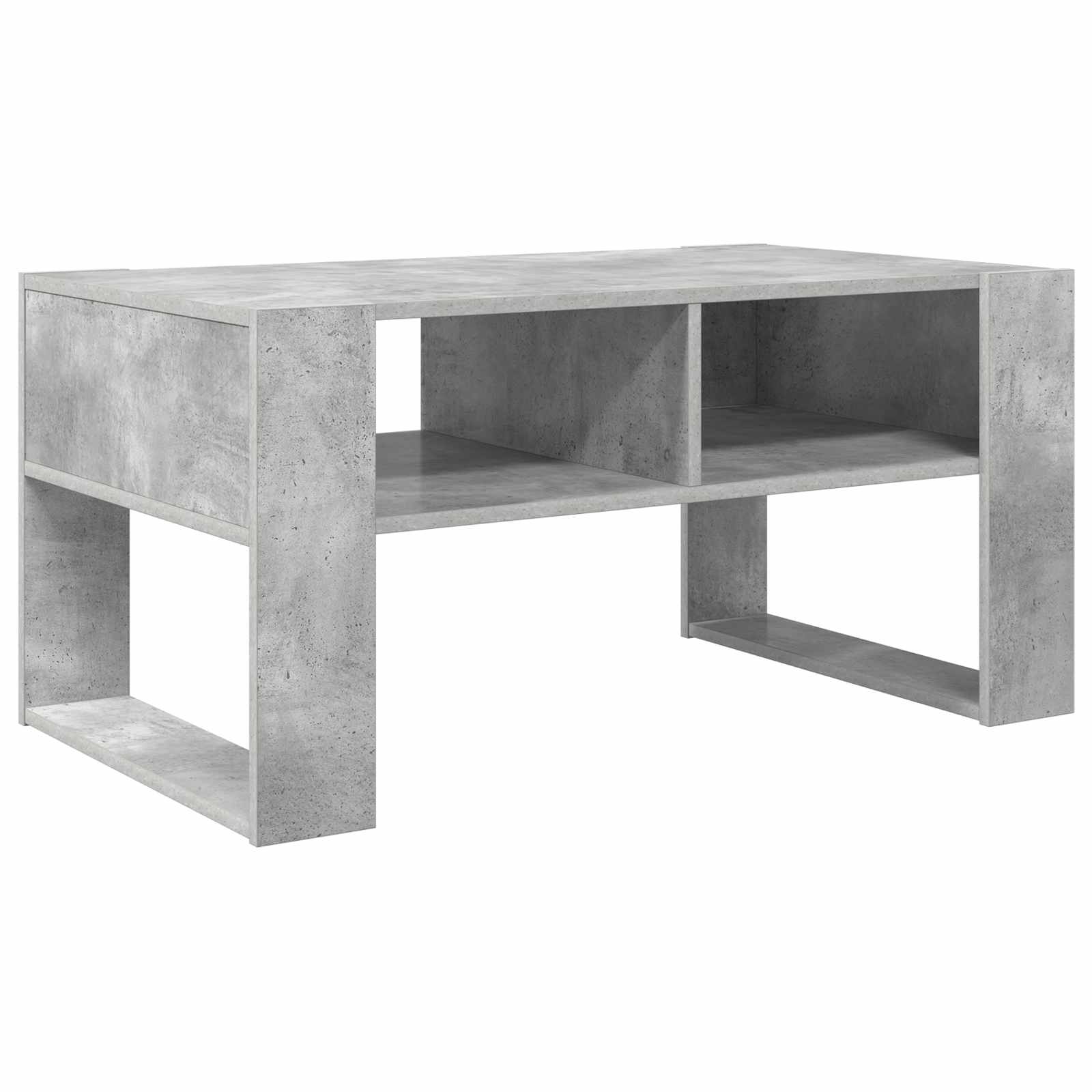 Table basse Gris béton 92 x 53 x 45 cm Bois d'ingénierie - XIOS