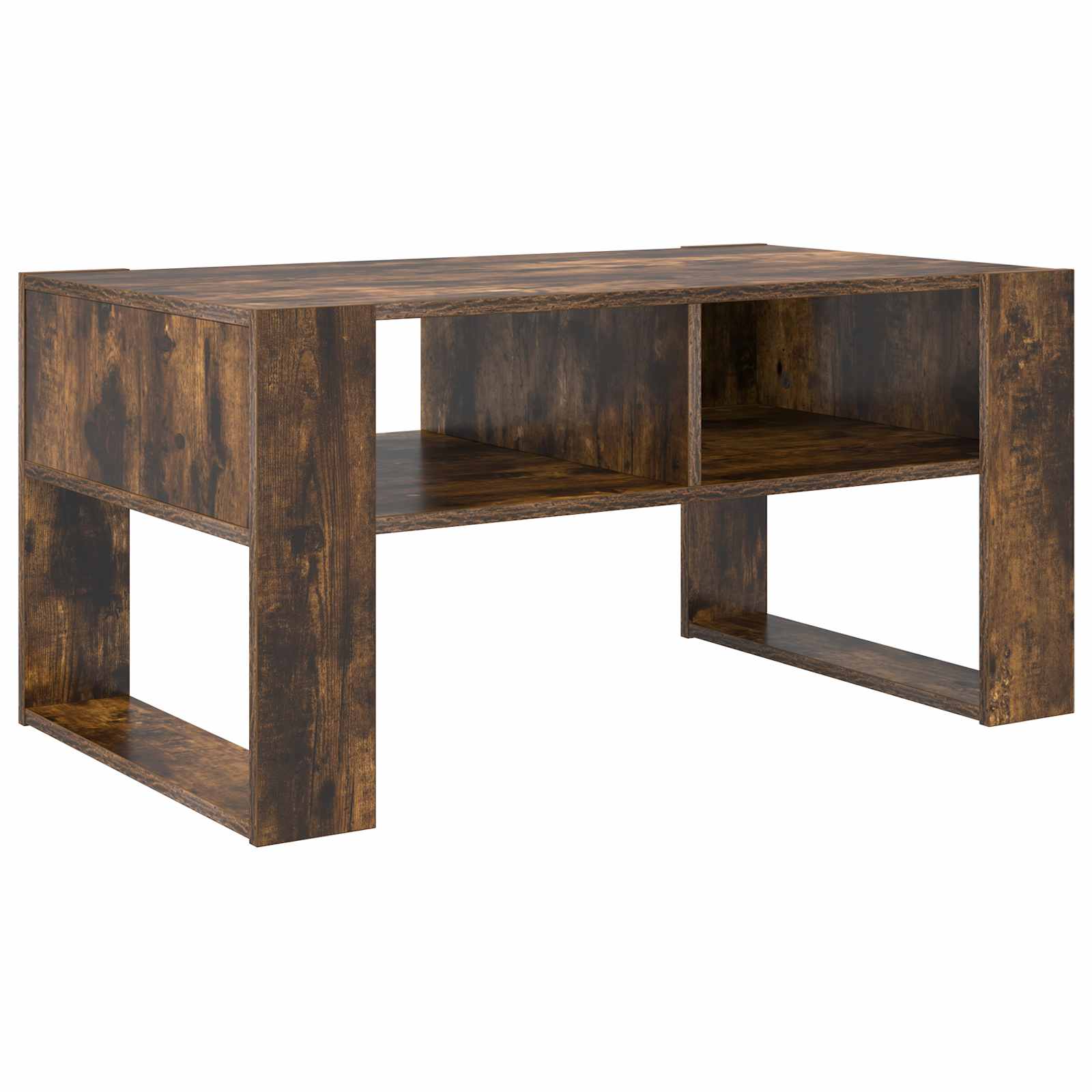 Table basse Chêne fumé 92 x 53 x 45 cm Bois d'ingénierie - XIOS