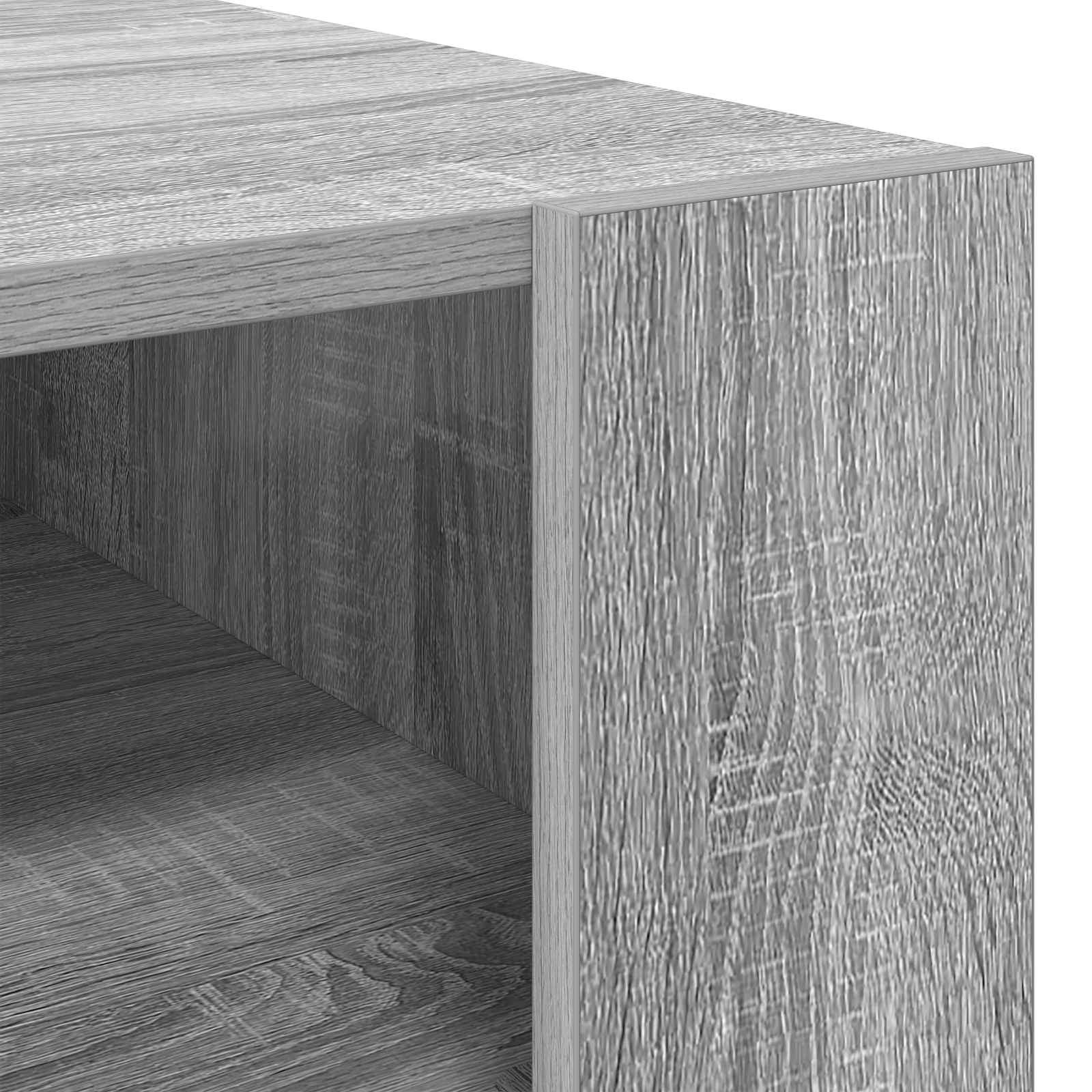 Table basse Gris Sonoma 92 x 53 x 45 cm Bois d'ingénierie - XIOS