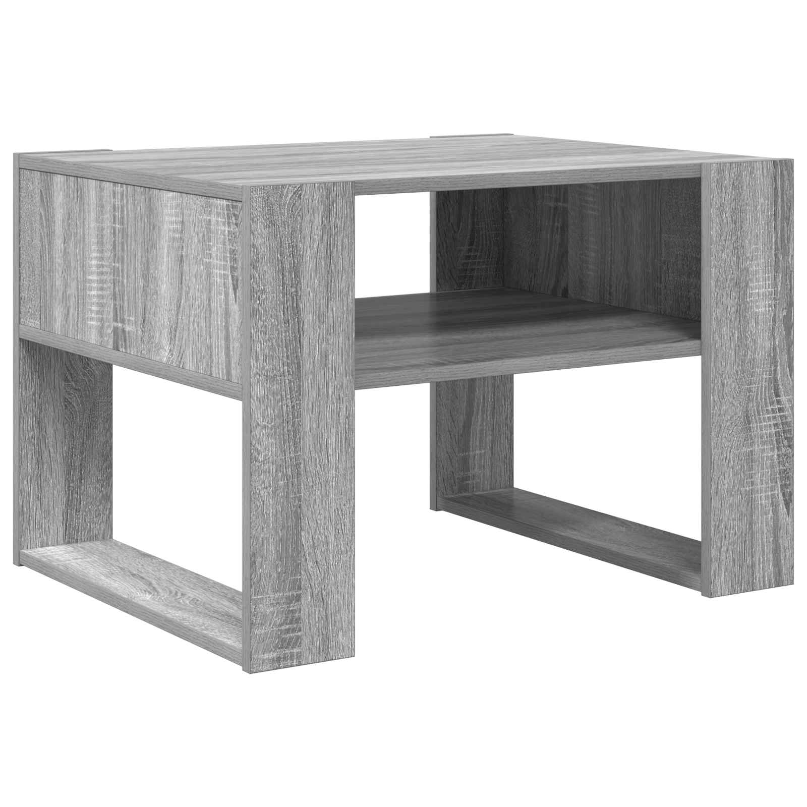 Table basse Gris Sonoma 66 x 53 x 45 cm Bois d'ingénierie - XIOS