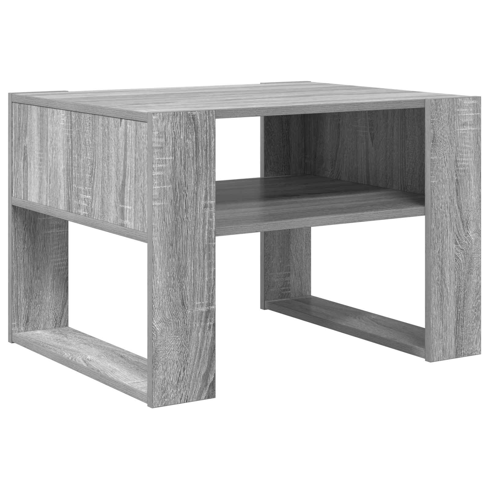 Table basse Gris Sonoma 66 x 53 x 45 cm Bois d'ingénierie - XIOS