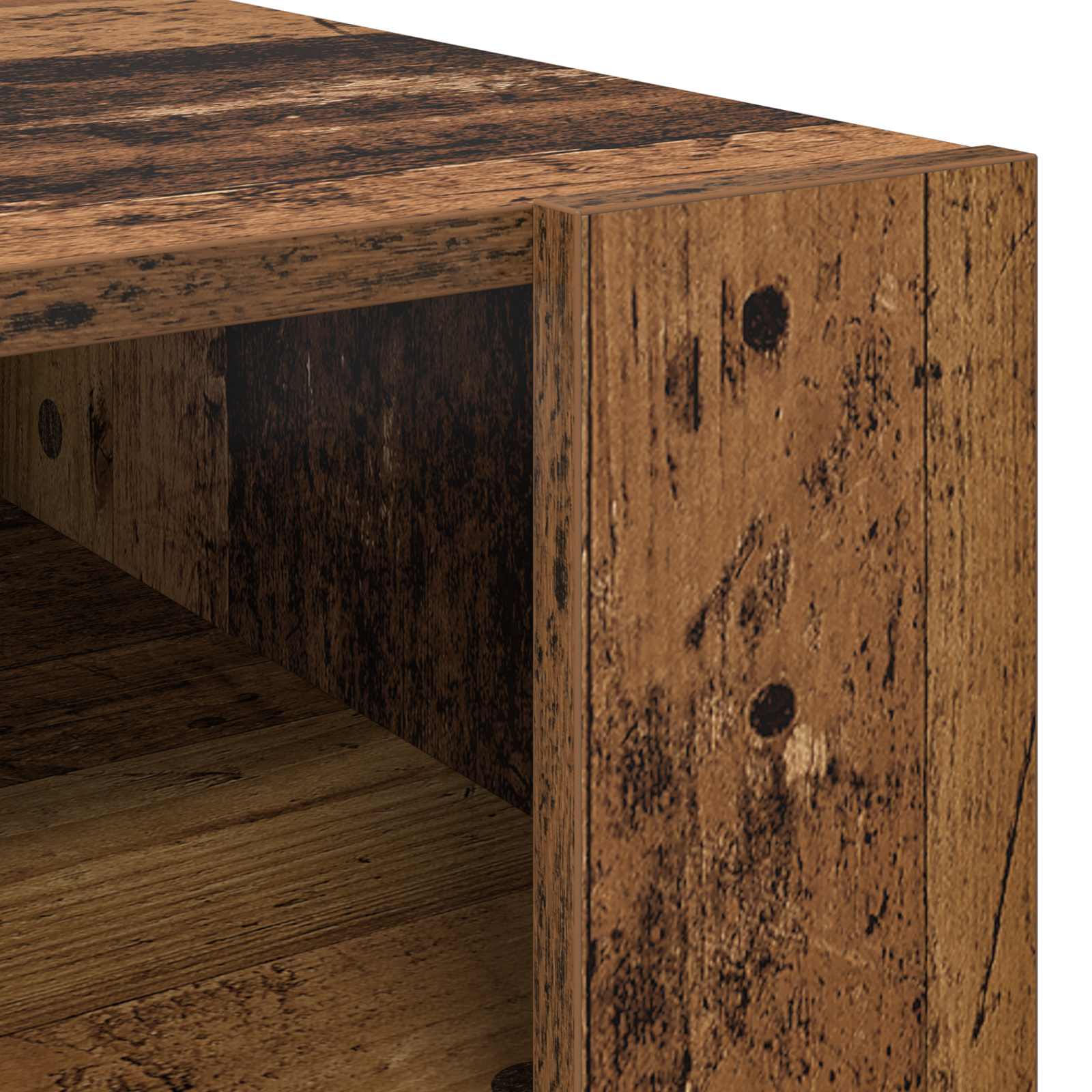 Table basse Bois ancien 66 x 53 x 45 cm Bois d'ingénierie - XIOS