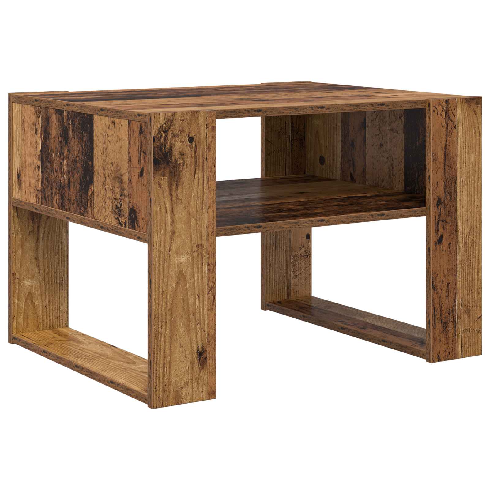 Table basse Bois ancien 66 x 53 x 45 cm Bois d'ingénierie - XIOS