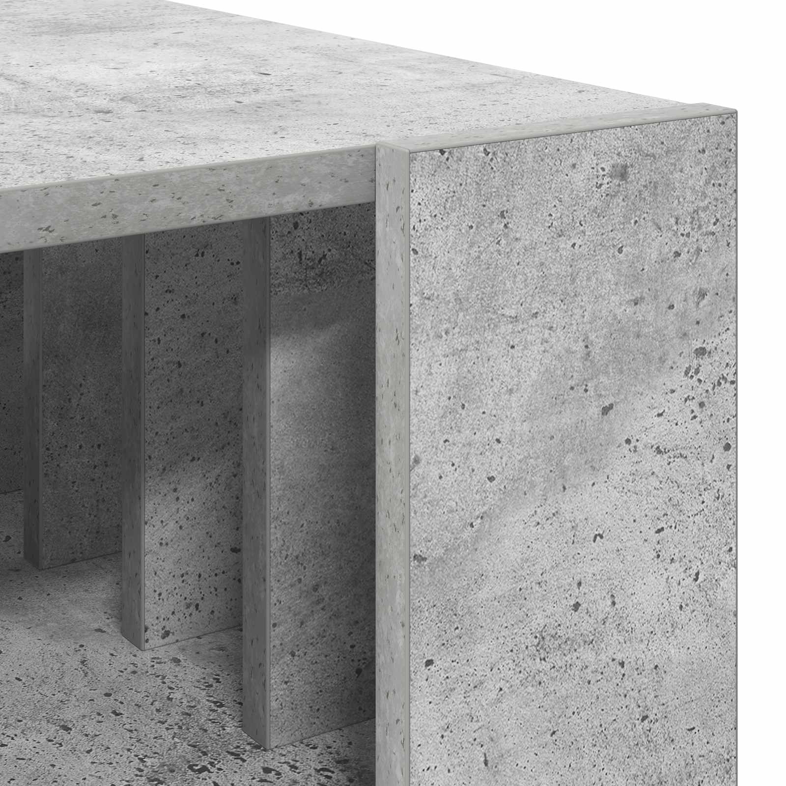 Table basse Gris béton 92 x 49,5 x 45 cm Bois d'ingénierie - XIOS