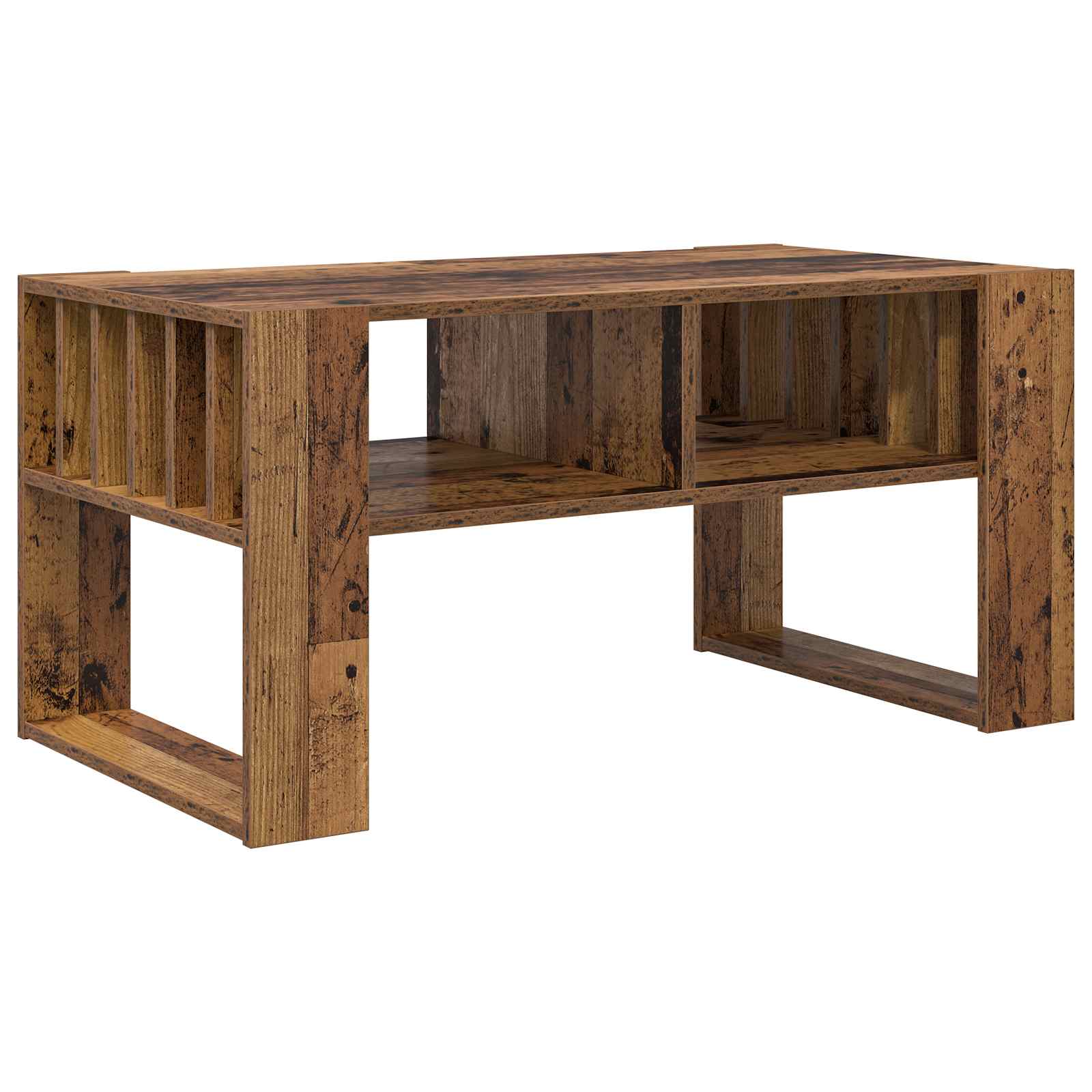 Table basse Bois ancien 92 x 49,5 x 45 cm Bois d'ingénierie