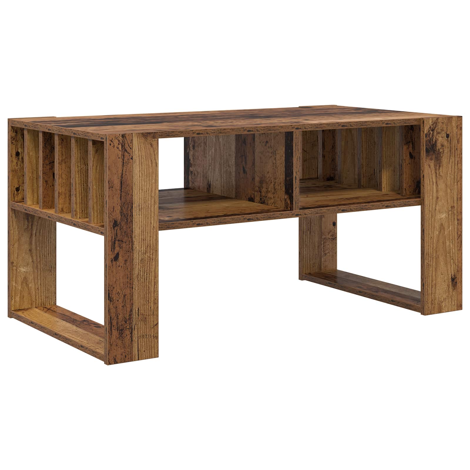 Table basse Bois ancien 92 x 49,5 x 45 cm Bois d'ingénierie