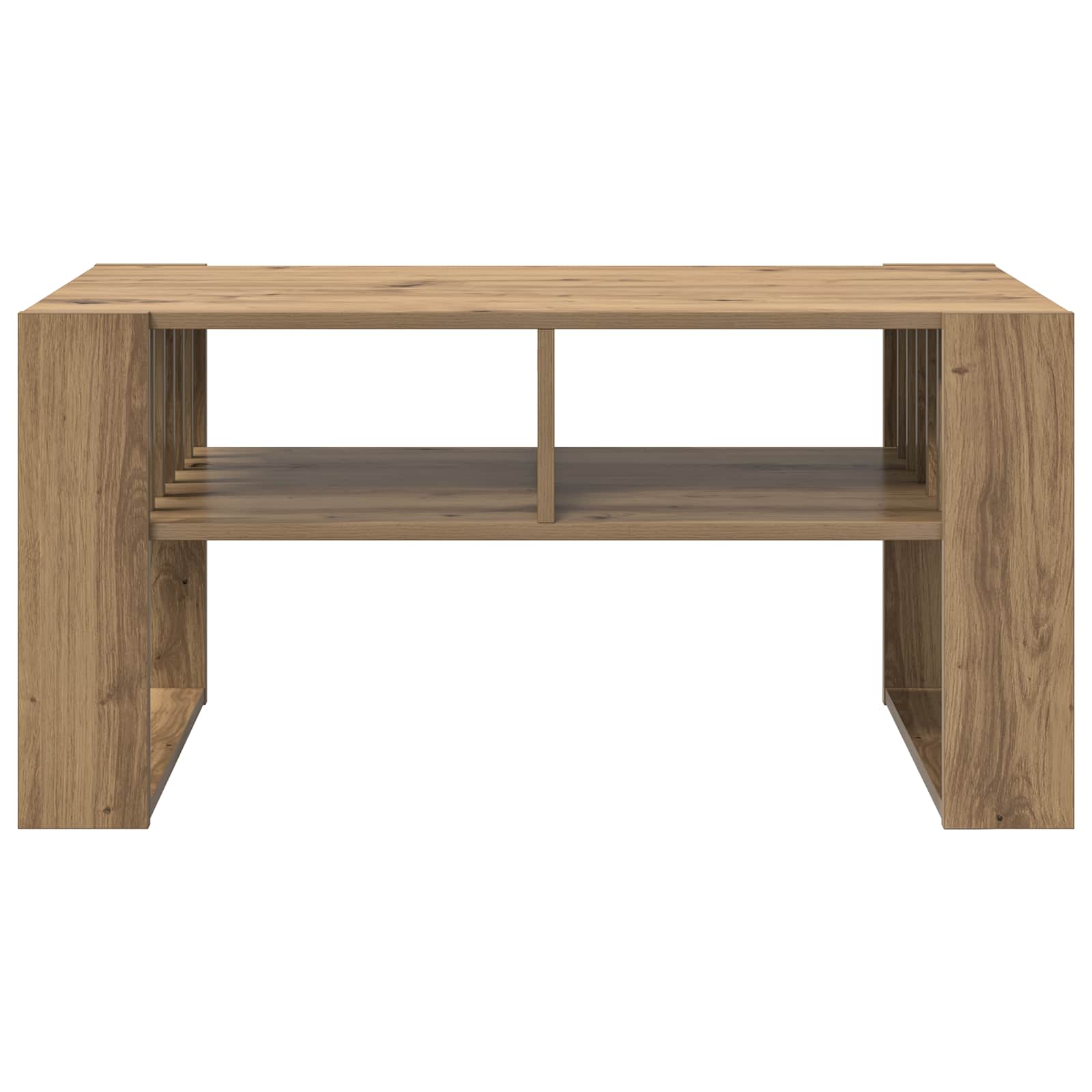 Table basse Chêne artisanal 92 x 49,5 x 45 cm Bois d'ingénierie - XIOS