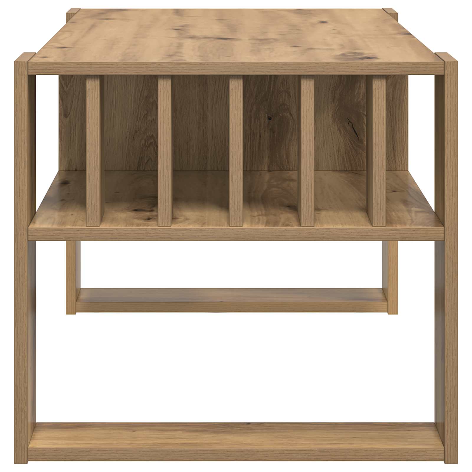 Table basse Chêne artisanal 92 x 49,5 x 45 cm Bois d'ingénierie - XIOS