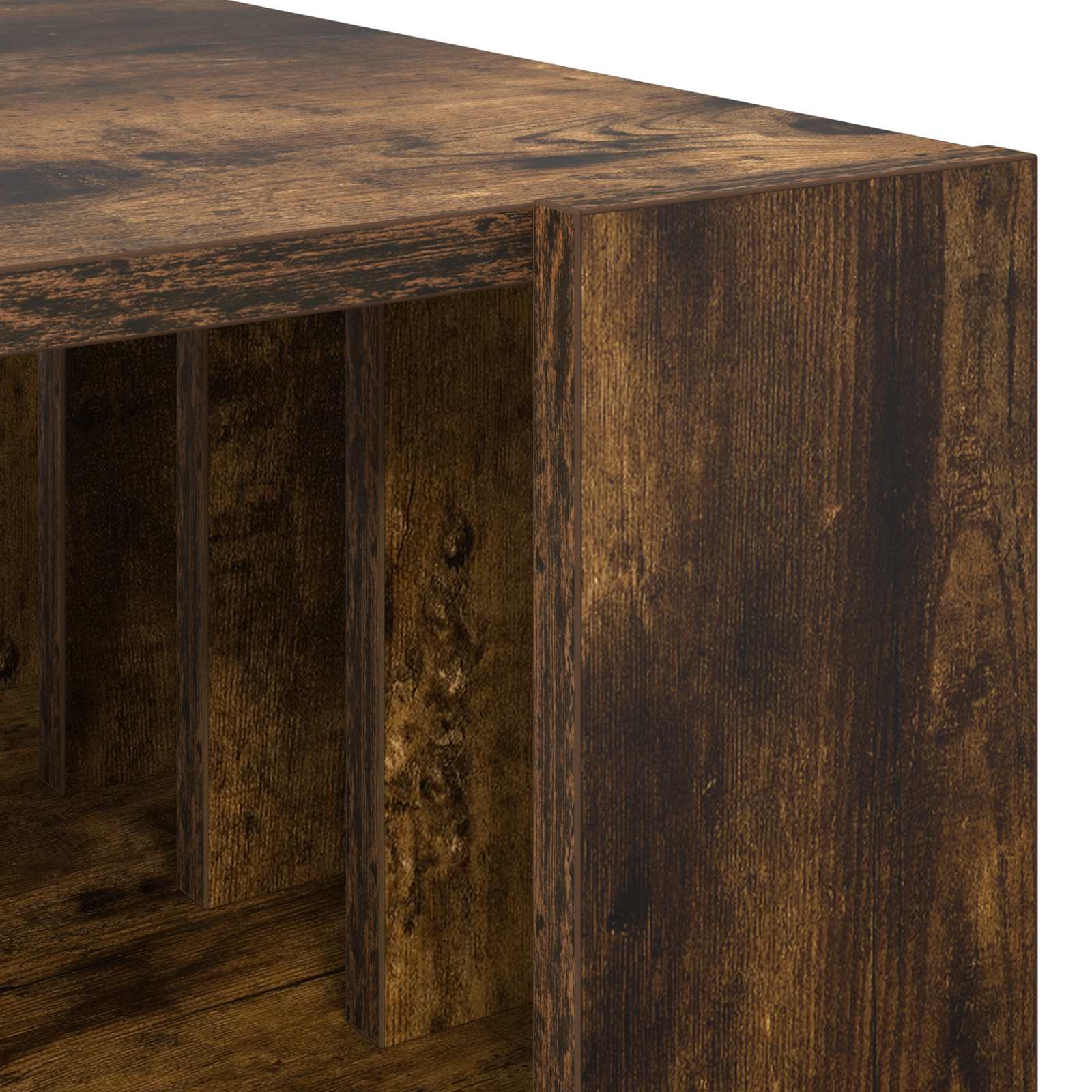Table basse Chêne fumé 66 x 49,5 x 45 cm Bois d'ingénierie - XIOS