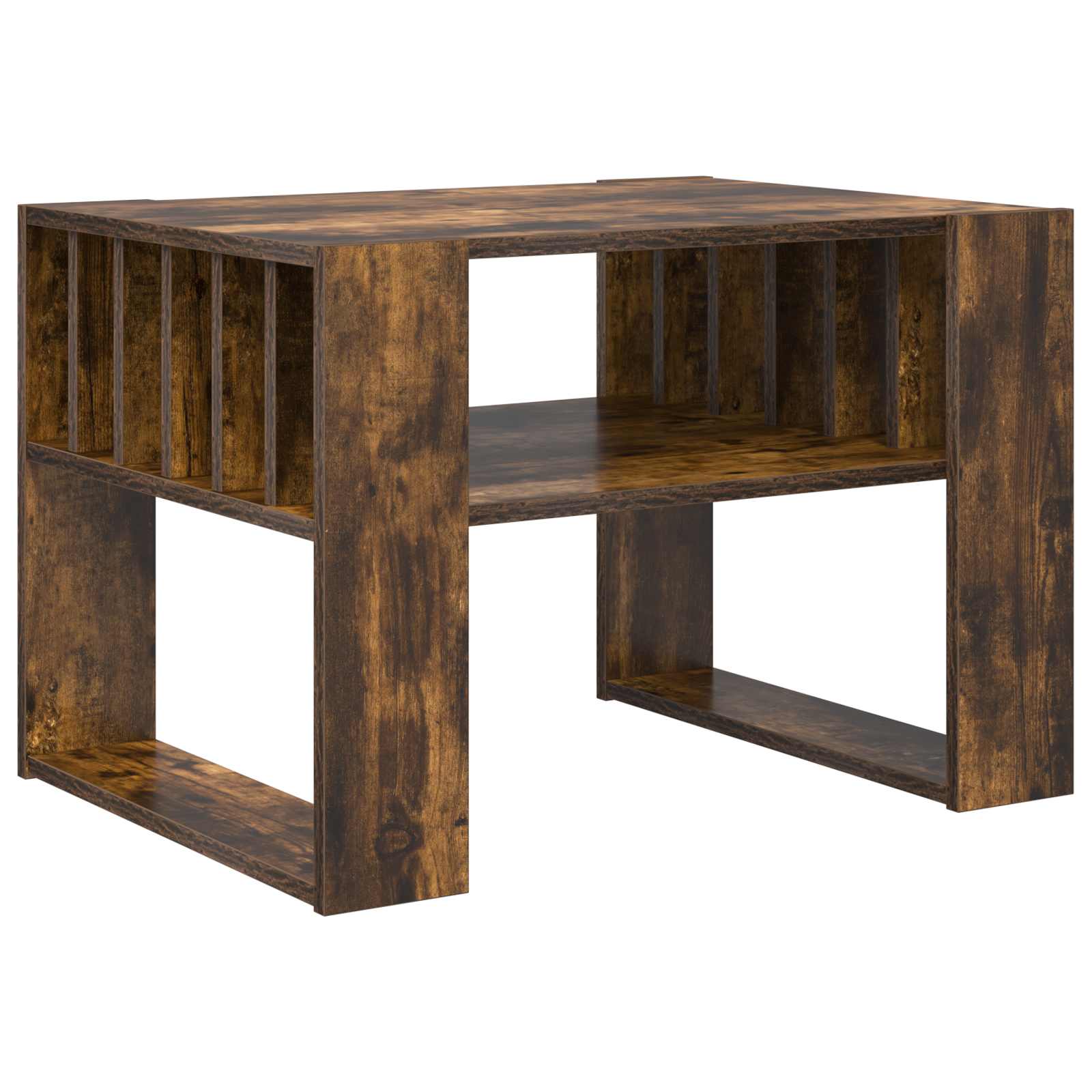 Table basse Chêne fumé 66 x 49,5 x 45 cm Bois d'ingénierie - XIOS