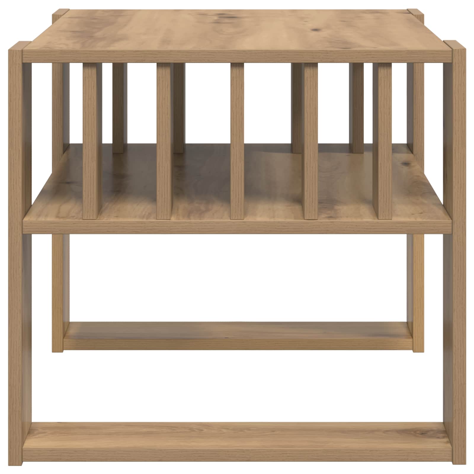 Table basse Chêne artisanal 66 x 49,5 x 45 cm Bois d'ingénierie - XIOS