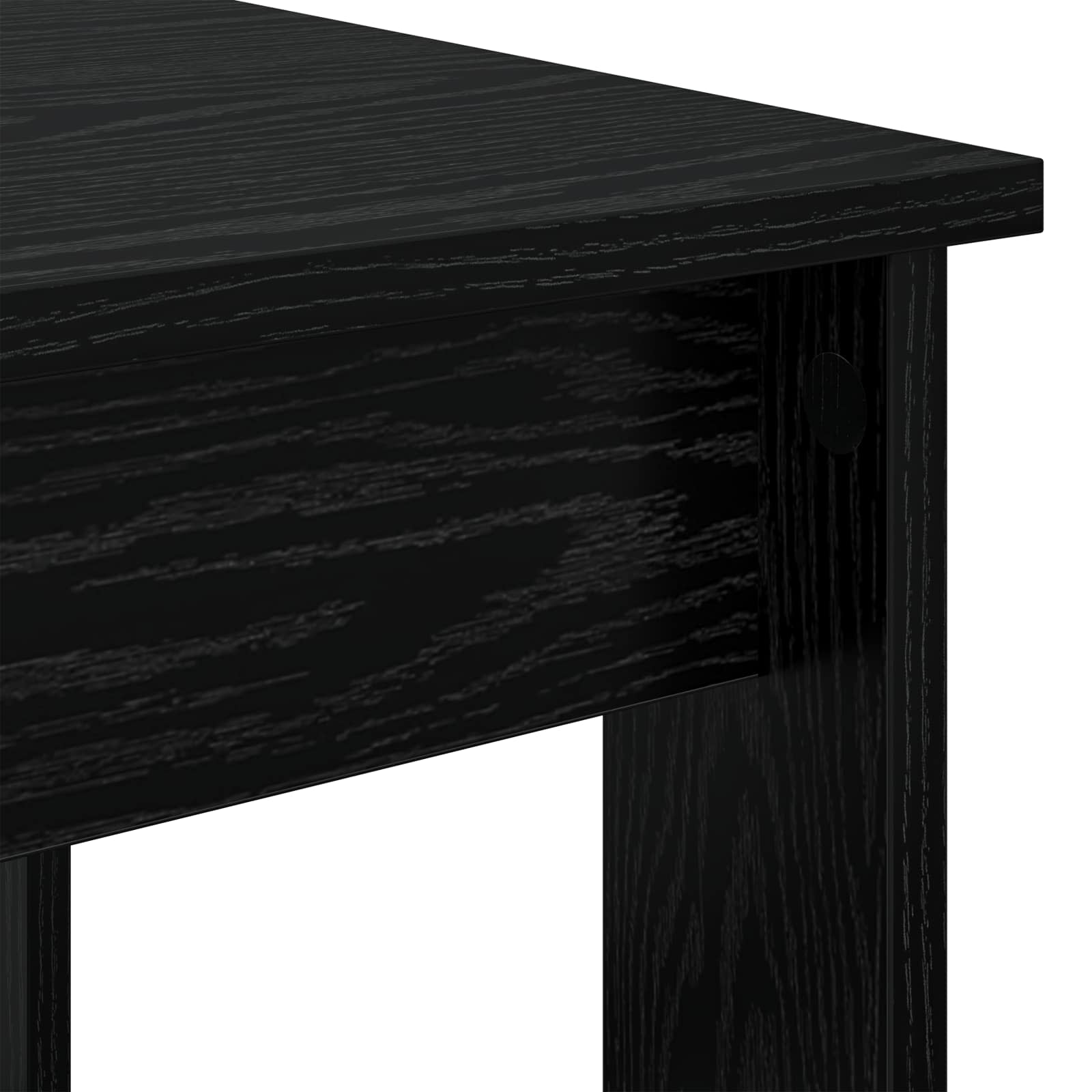 Ensemble de tables basses 2 pc Chêne noir 50 x 52 x 42 cm - XIOS