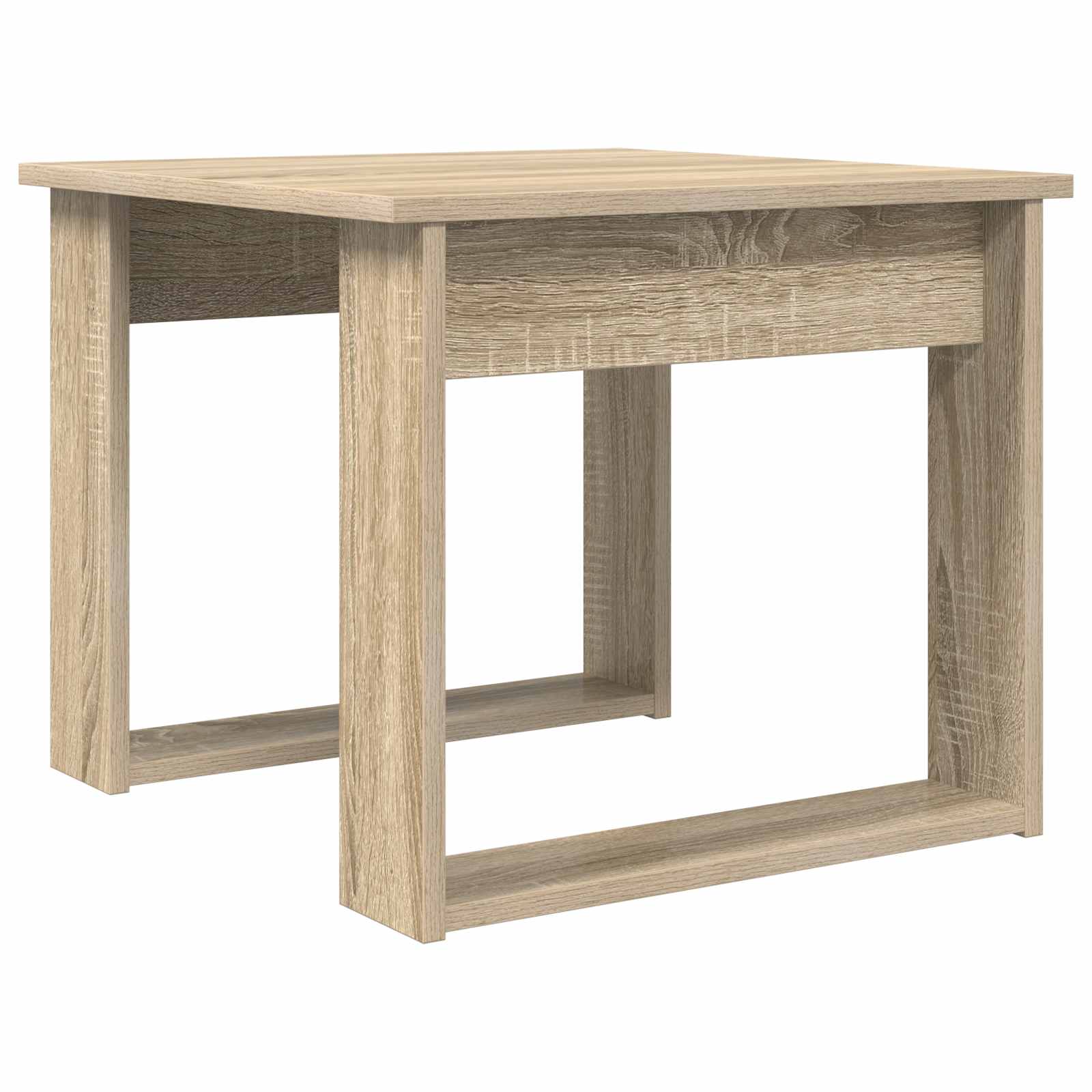 Ensemble de tables basses 2 pcs Chêne Sonoma Bois d'ingénierie