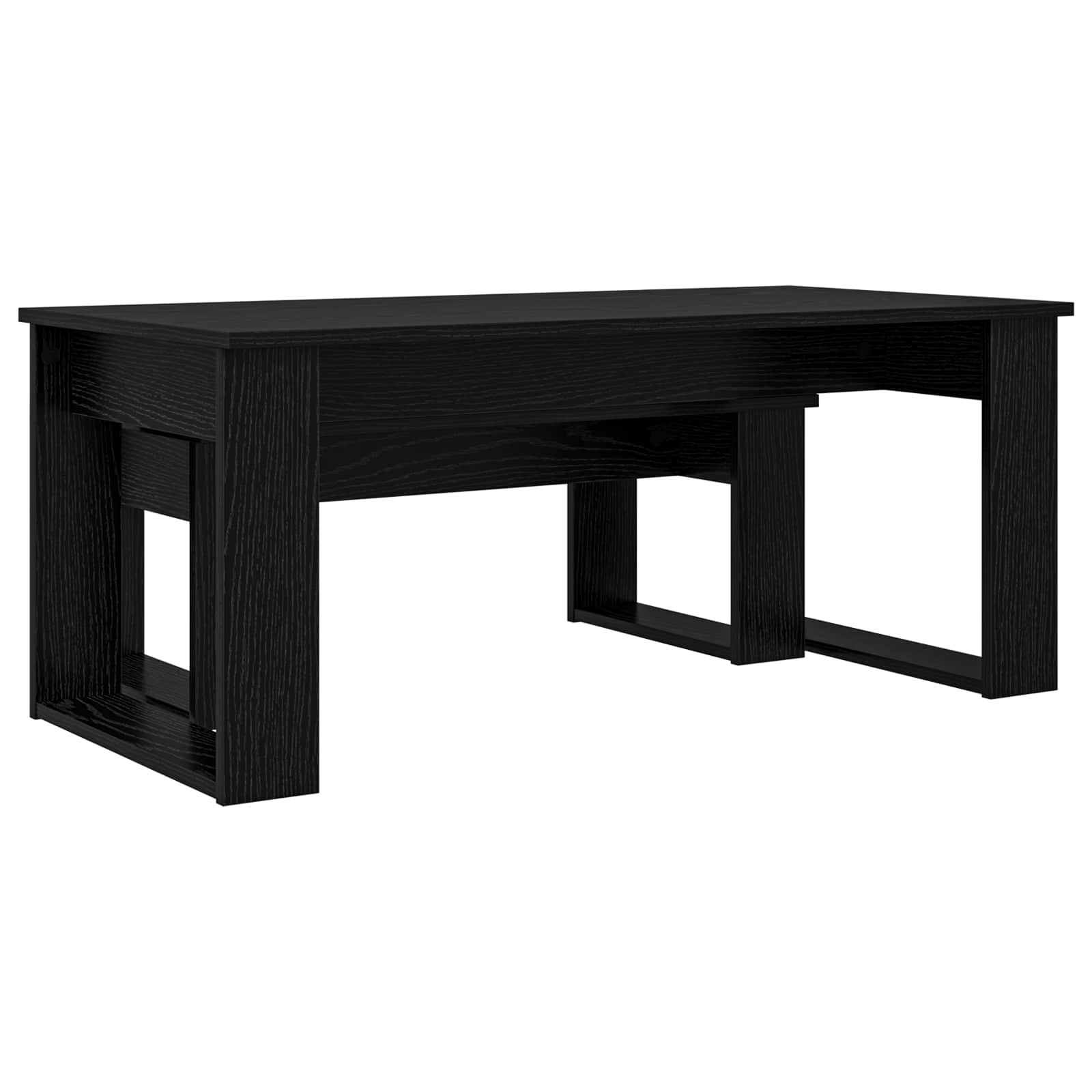 Ensemble de tables basses 2 pcs Chêne noir Bois d'ingénierie - XIOS