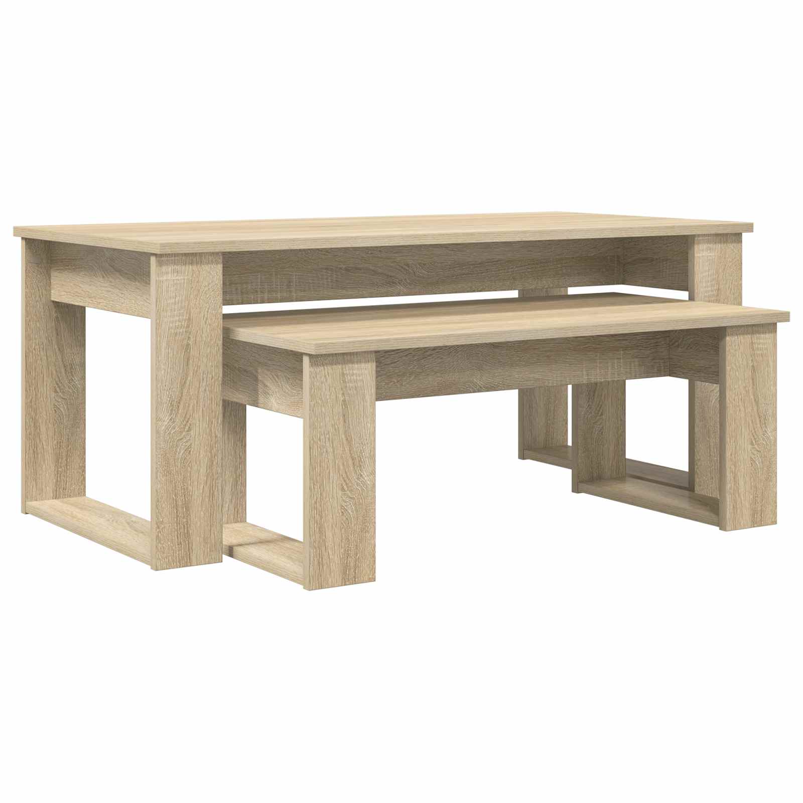Ensemble de tables basses 2 pcs Chêne Sonoma Bois d'ingénierie - XIOS