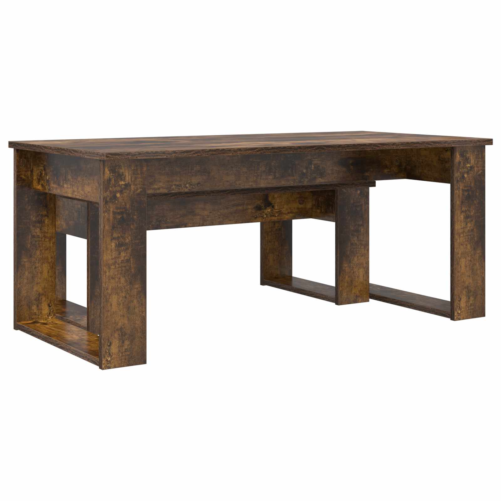 Ensemble de tables basses 2 pcs Chêne fumé Bois d'ingénierie - XIOS