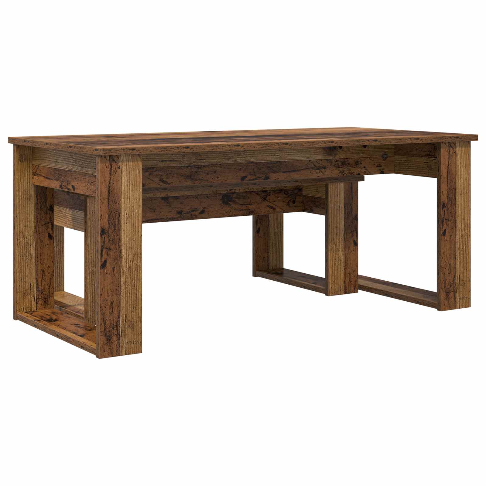 Ensemble de tables basses 2 pcs Bois ancien Bois d'ingénierie - XIOS