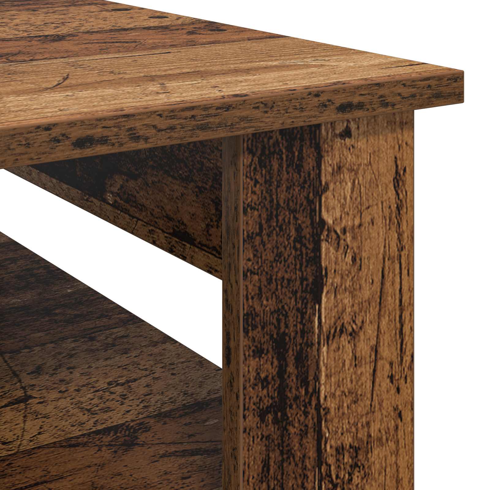 Table basse Bois ancien 64 x 54 x 44 cm Bois d'ingénierie - XIOS