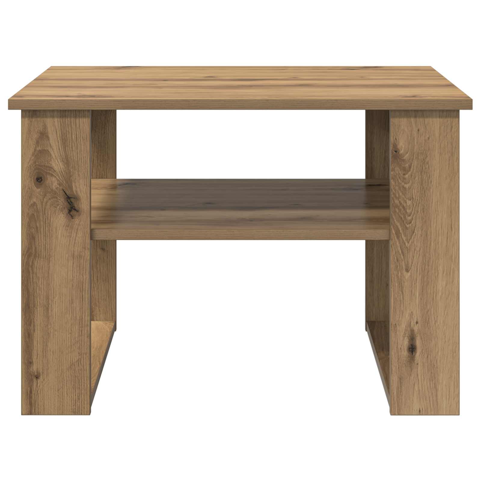 Table basse Chêne artisanal 64 x 54 x 44 cm Bois d'ingénierie - XIOS