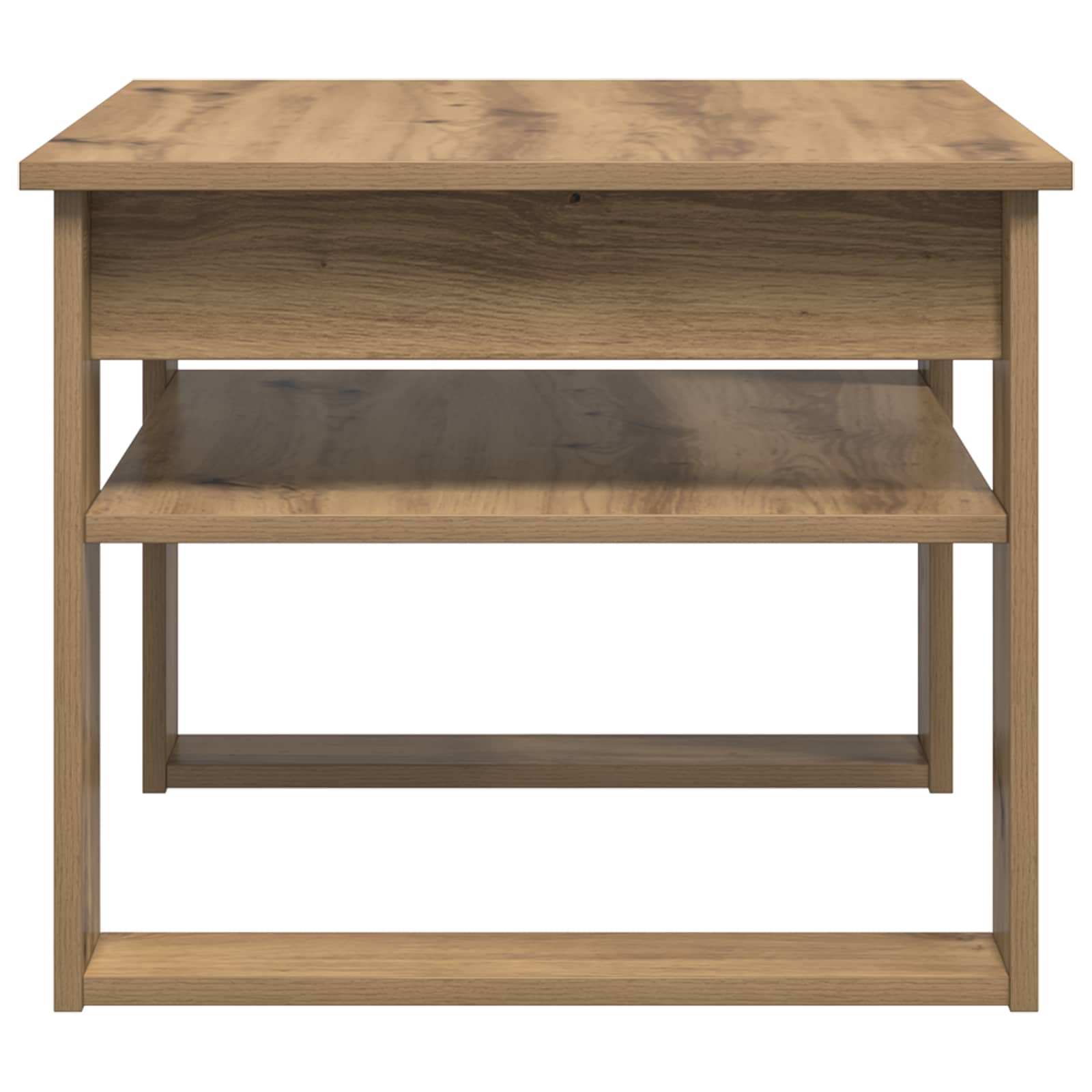 Table basse Chêne artisanal 64 x 54 x 44 cm Bois d'ingénierie - XIOS