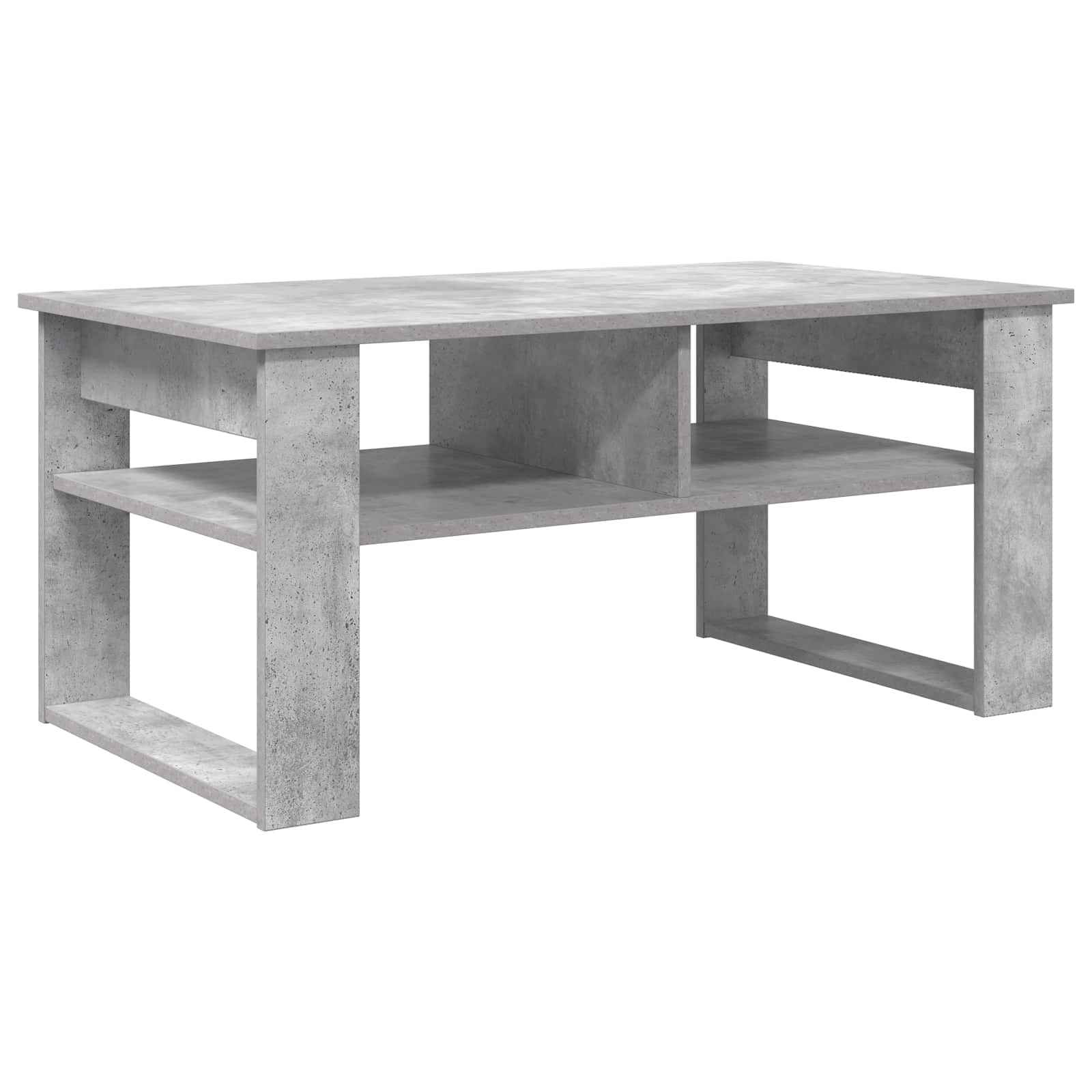 Table basse Gris béton 96 x 54 x 44 cm Bois d'ingénierie - XIOS